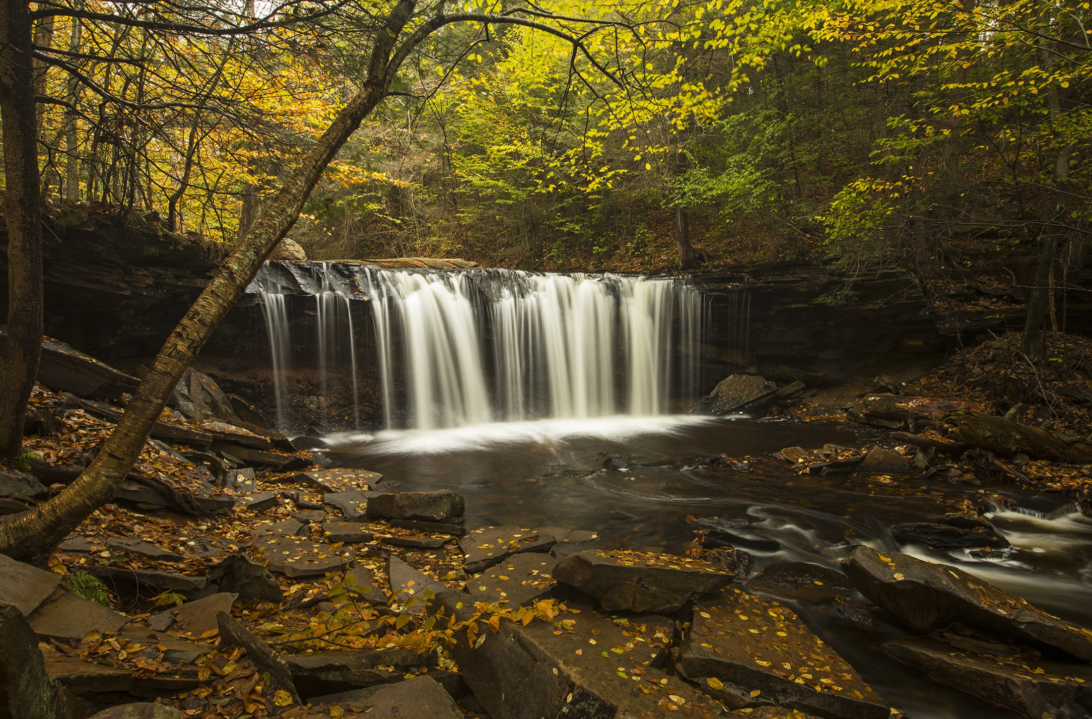 Wallpapers water waterfall landscape on the desktop