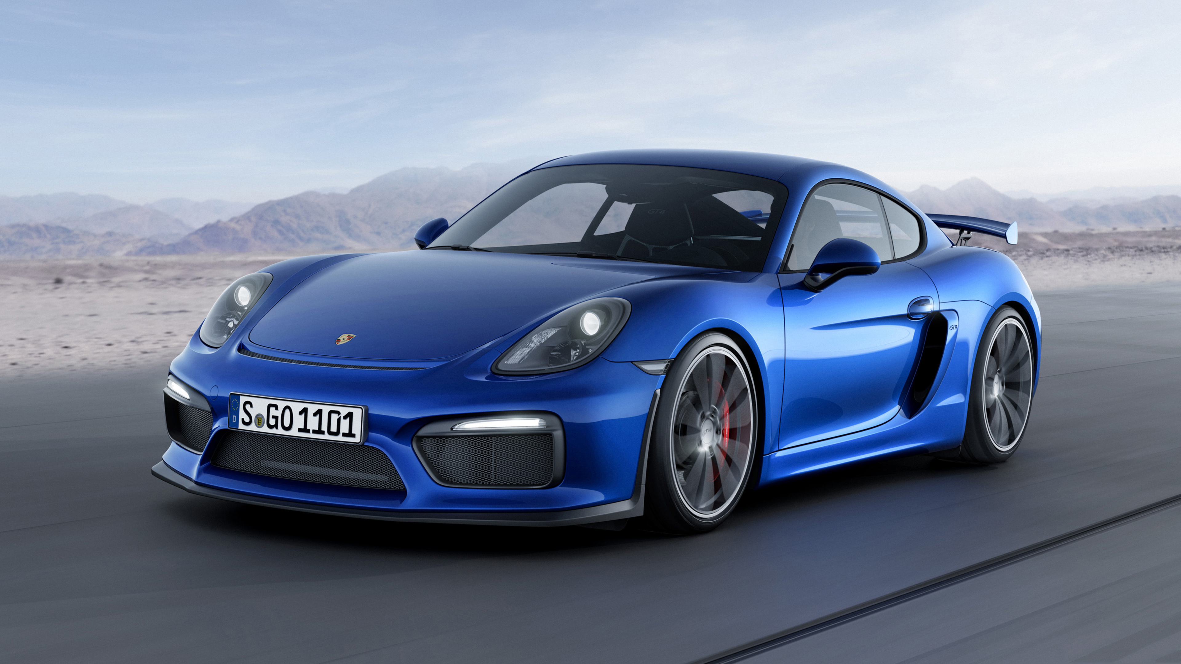 Free photo Porsche 911 gt3 in blue.