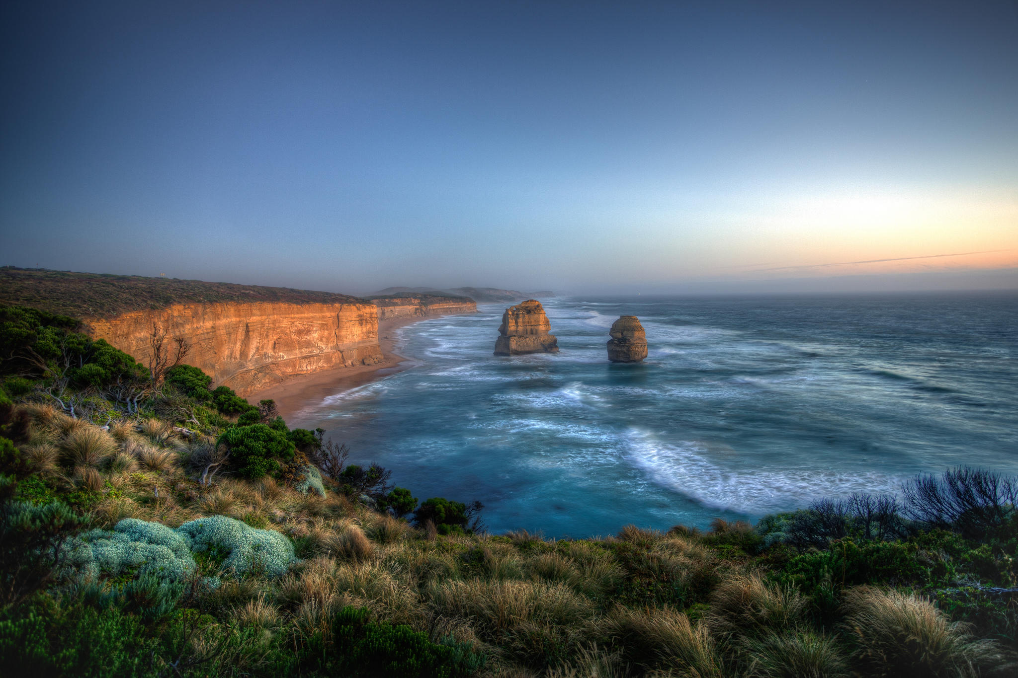 Wallpapers sunset landscape Australia on the desktop