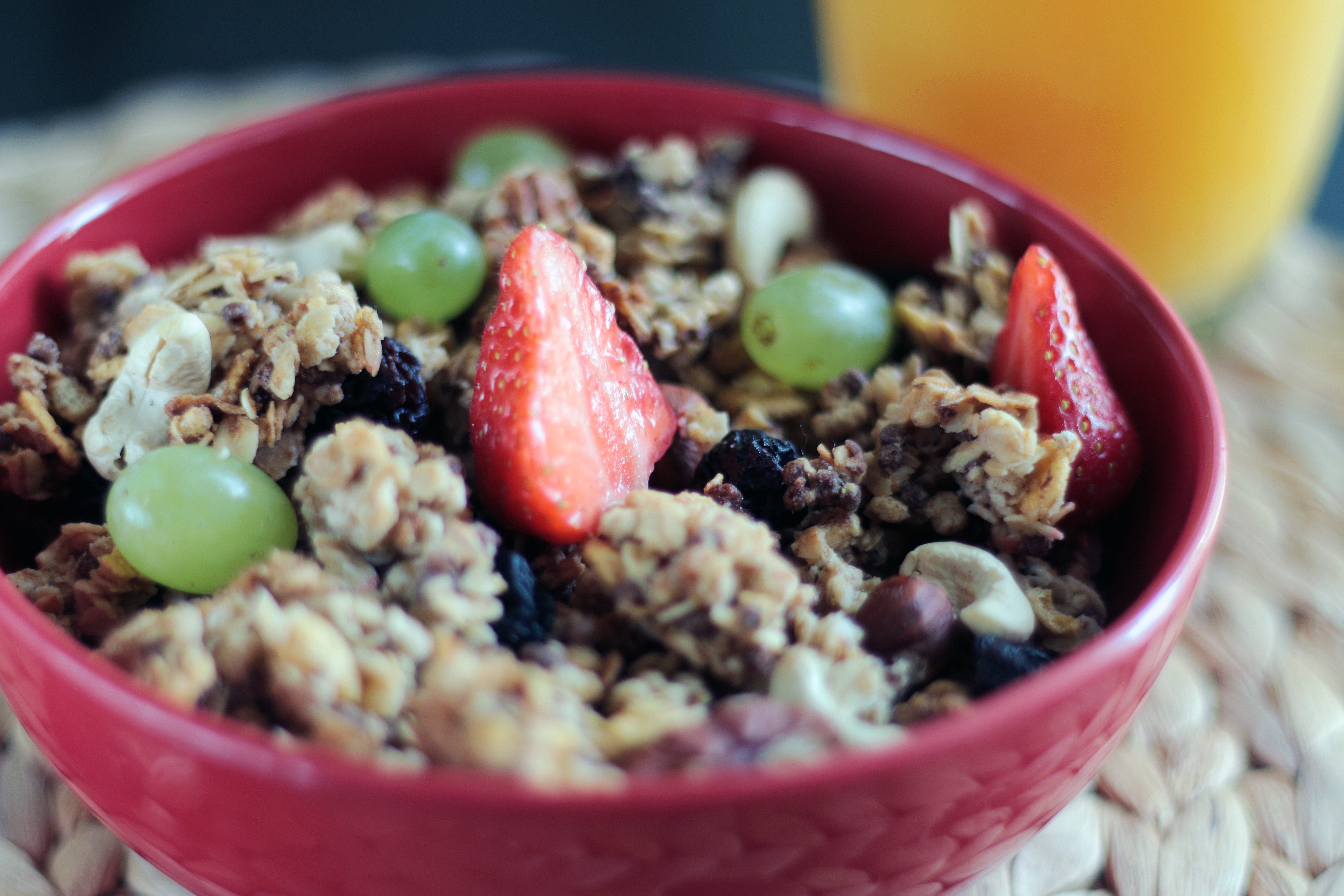 Free photo Strawberry granola