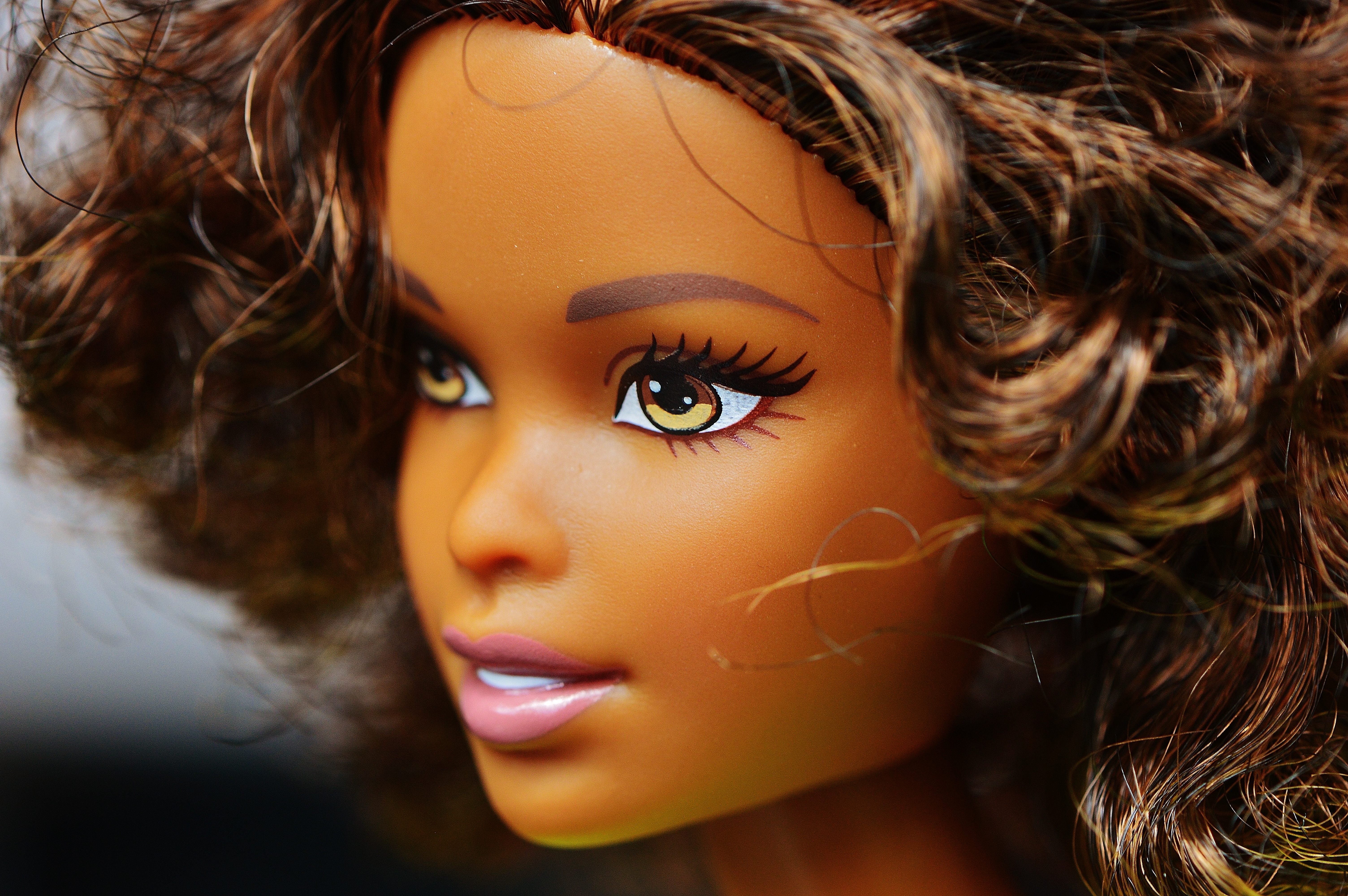 Wallpapers girl hair portrait on the desktop