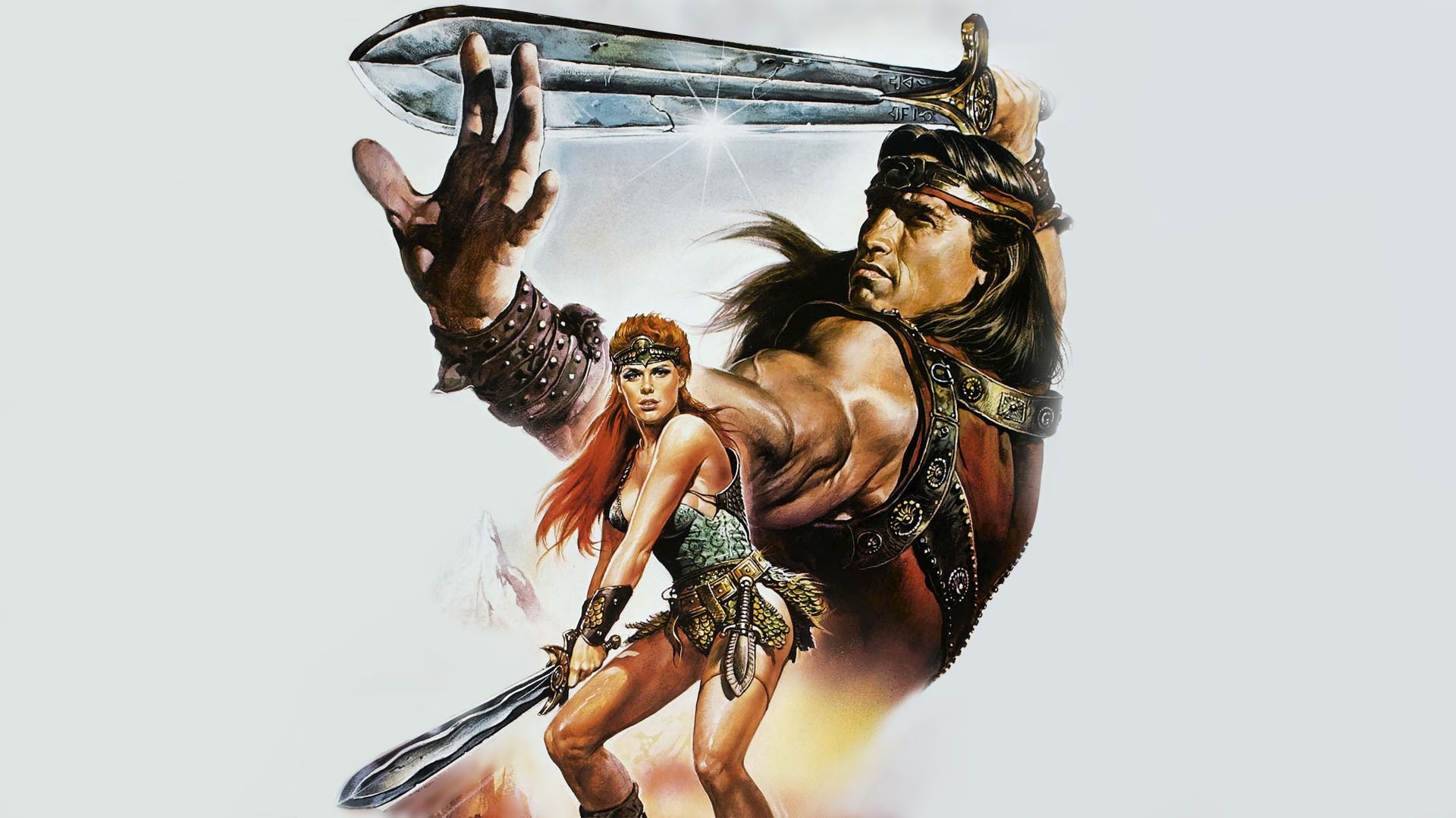 Wallpapers Arnold Schwarzenegger movies sword on the desktop