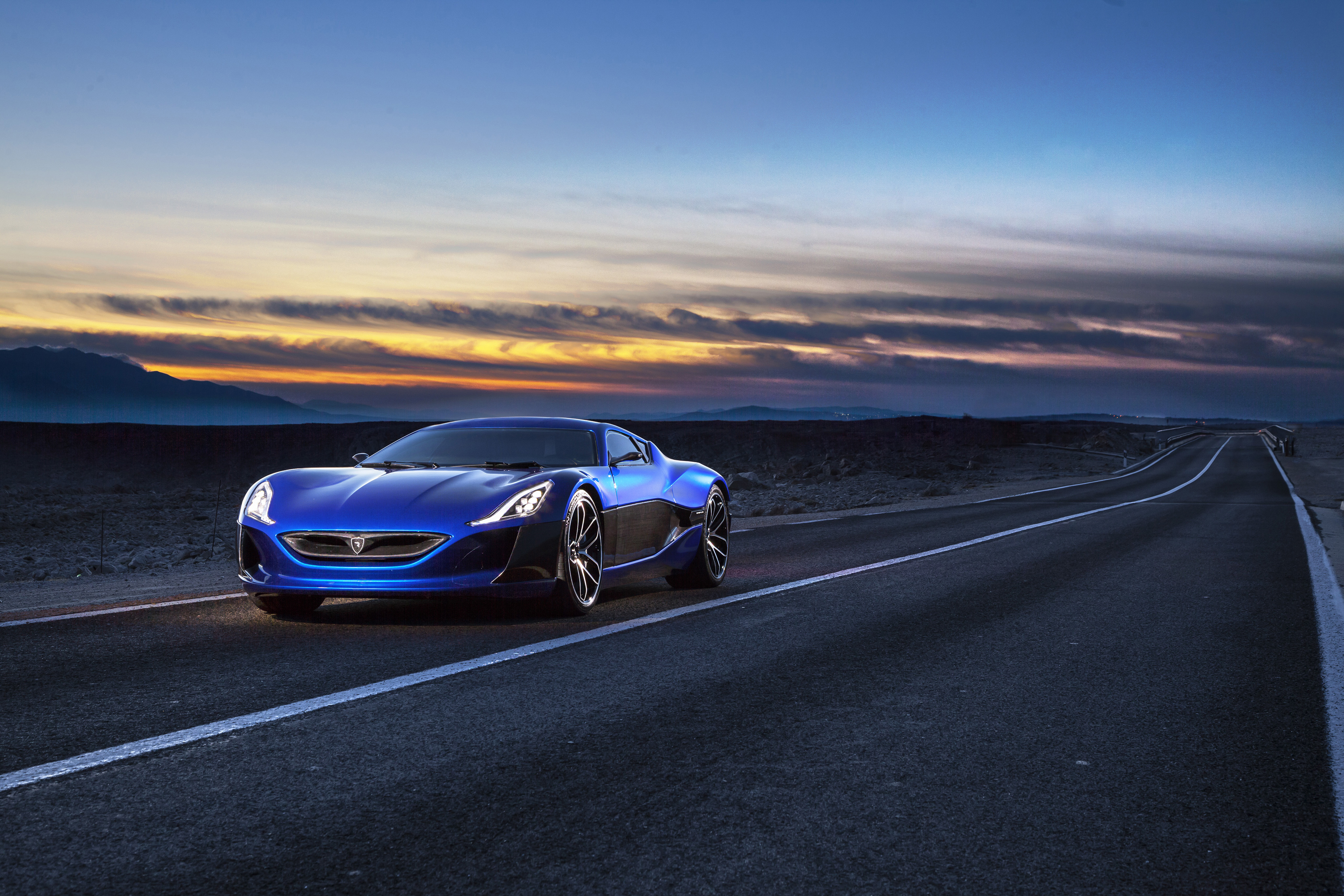 Обои Rimac Concept One машины концепция на рабочий стол