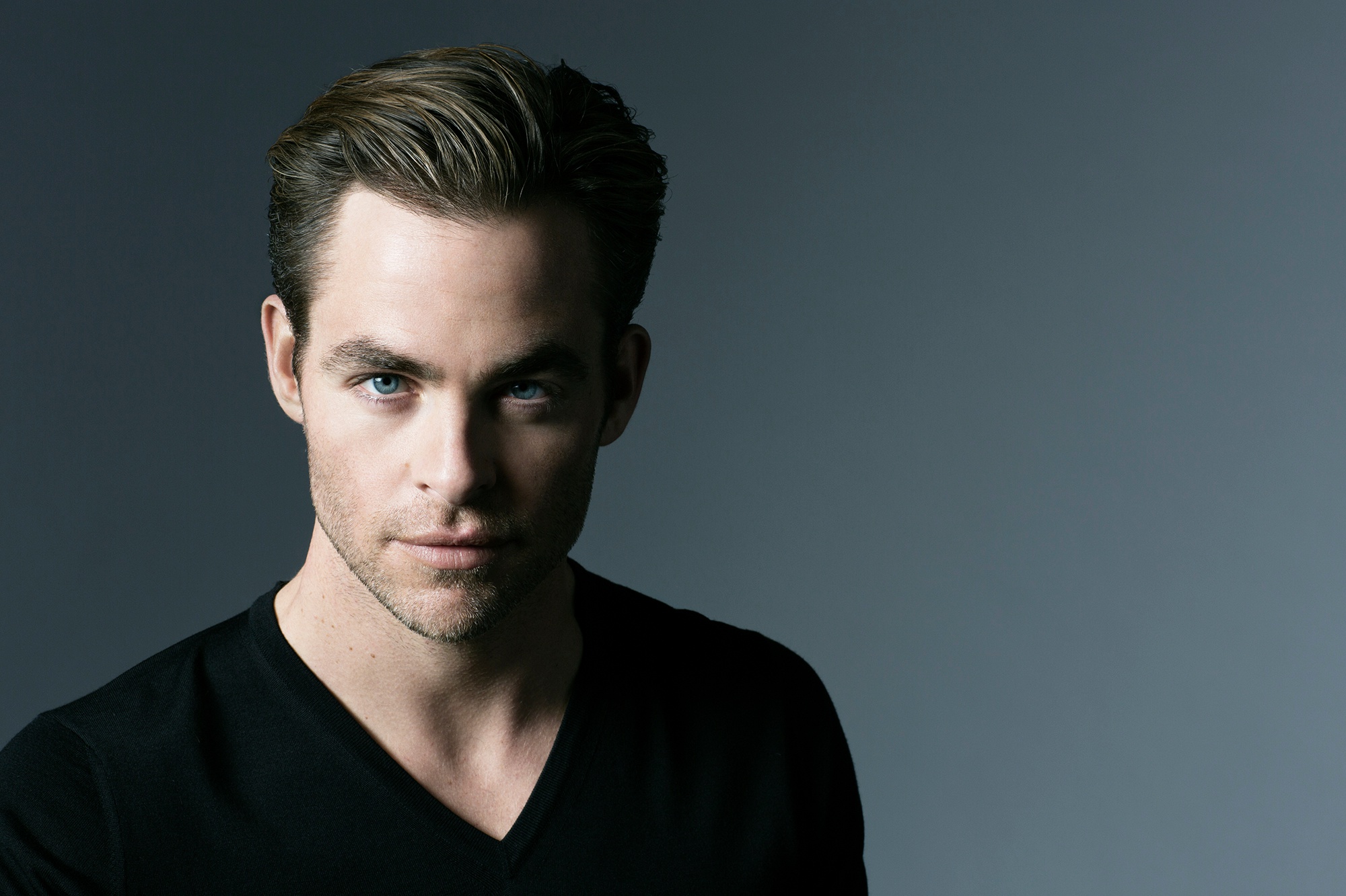 Free photo Portrait of a Man by Chris Pine