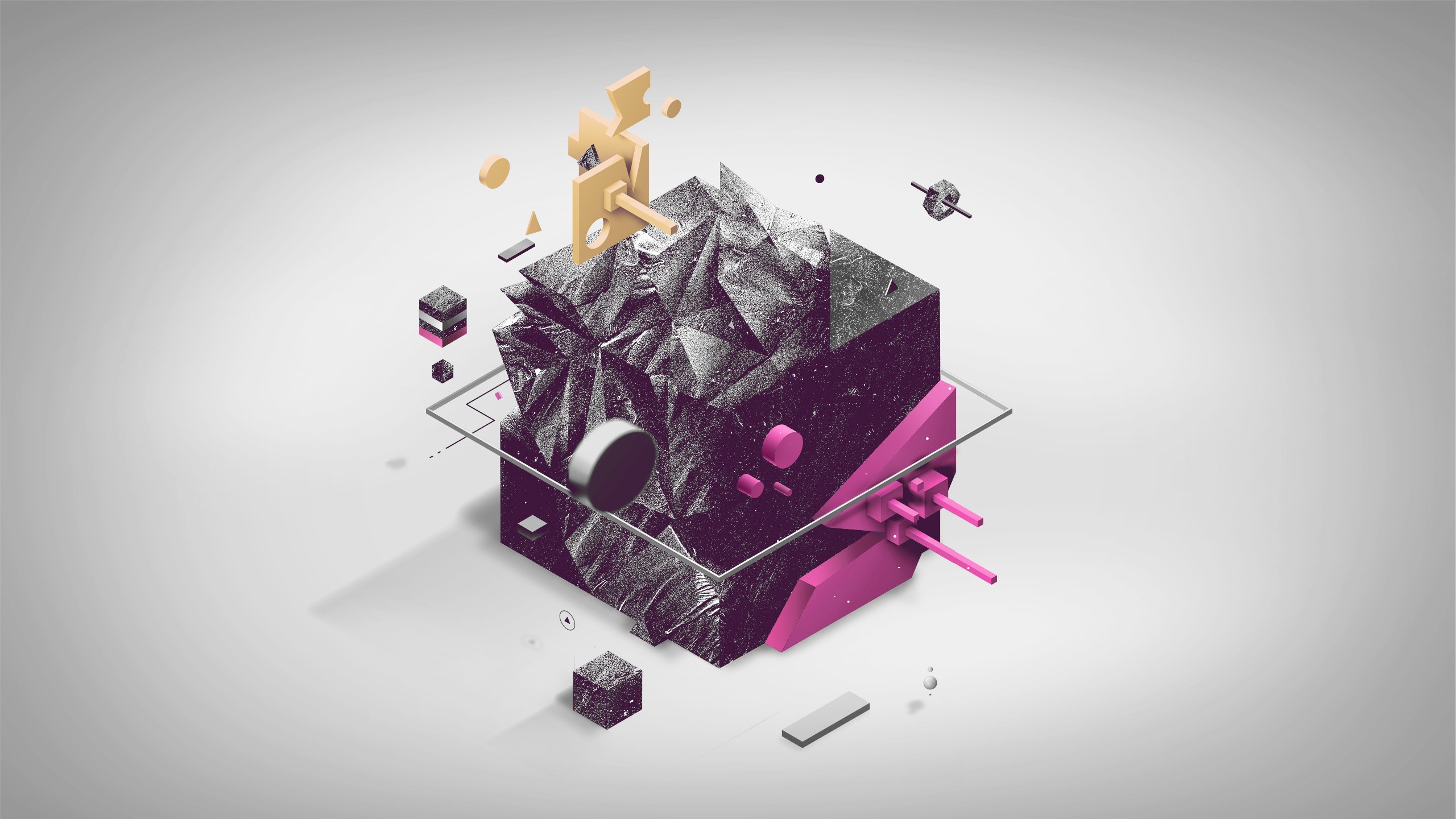 桌面上的壁纸蓝图 图例 数字艺术