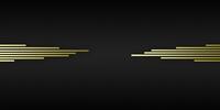 Golden lines on a black background