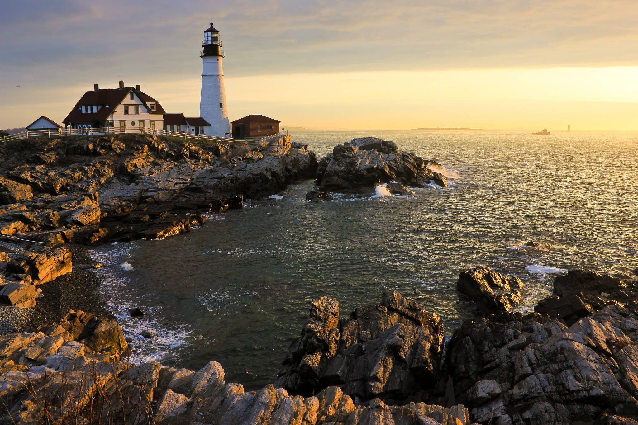 Wallpapers coast Maine Maine Bay on the desktop