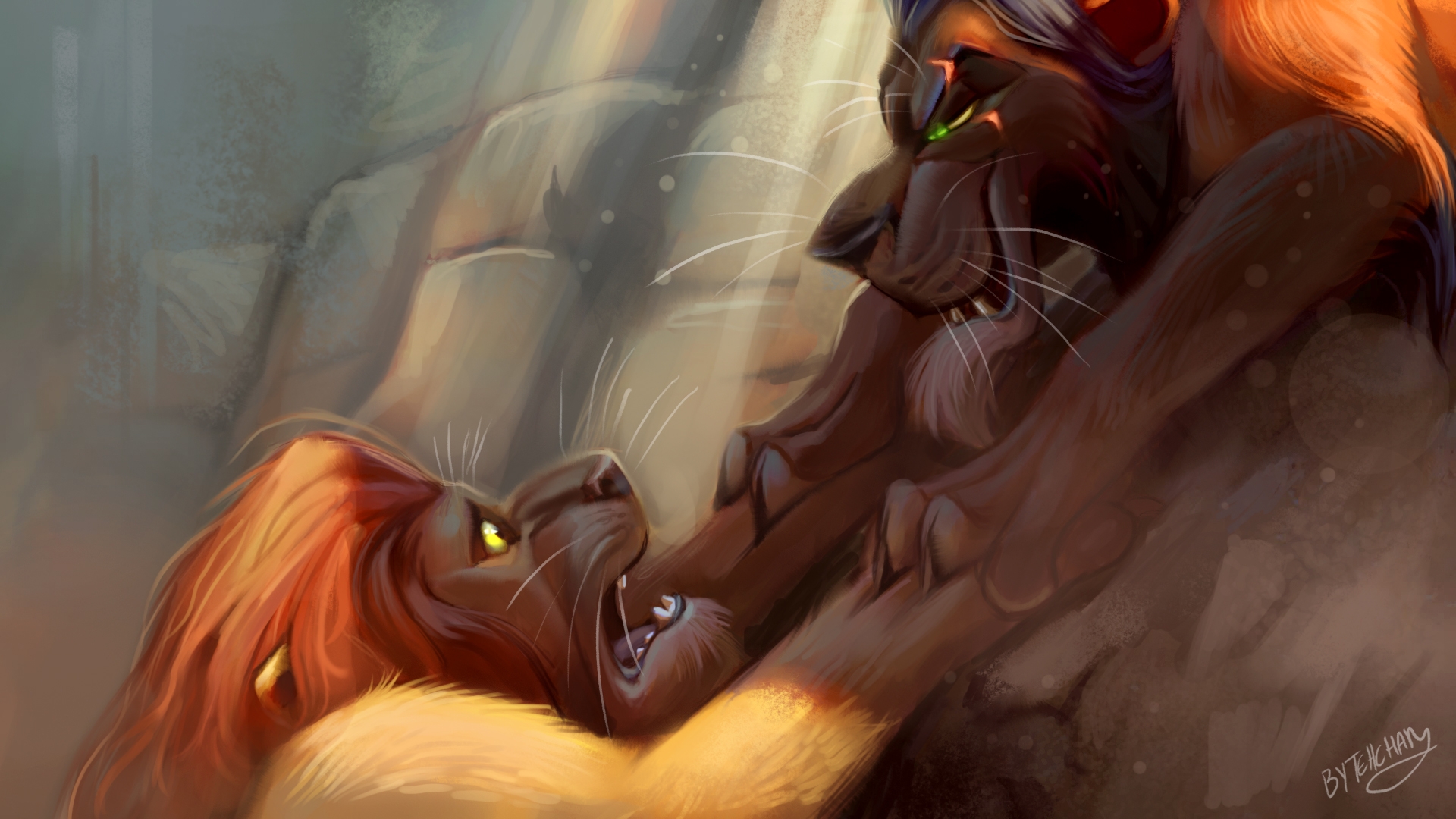 Wallpapers wallpaper the lion king mufasa artwork on the desktop