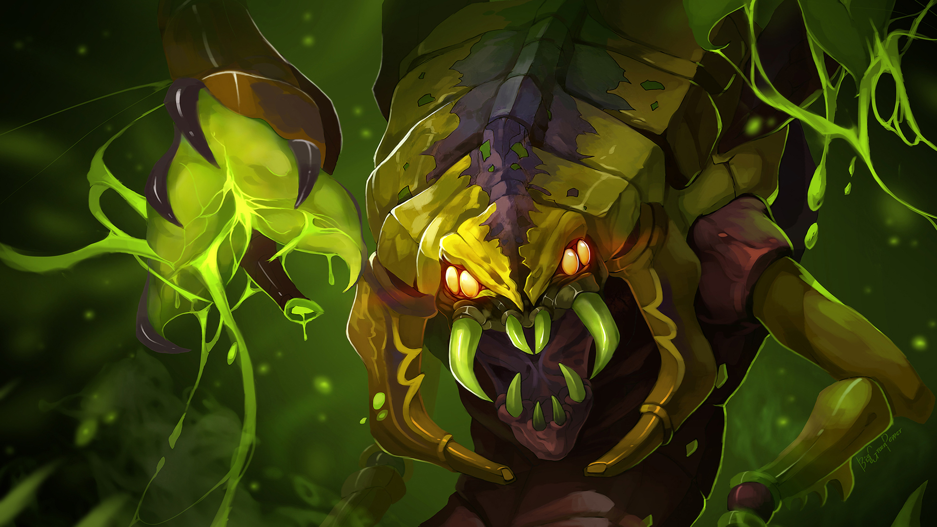 Обои dota 3 флора компьютерные обои на рабочий стол