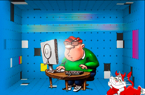 Postcard on the theme world computer day holidays gamer download for free