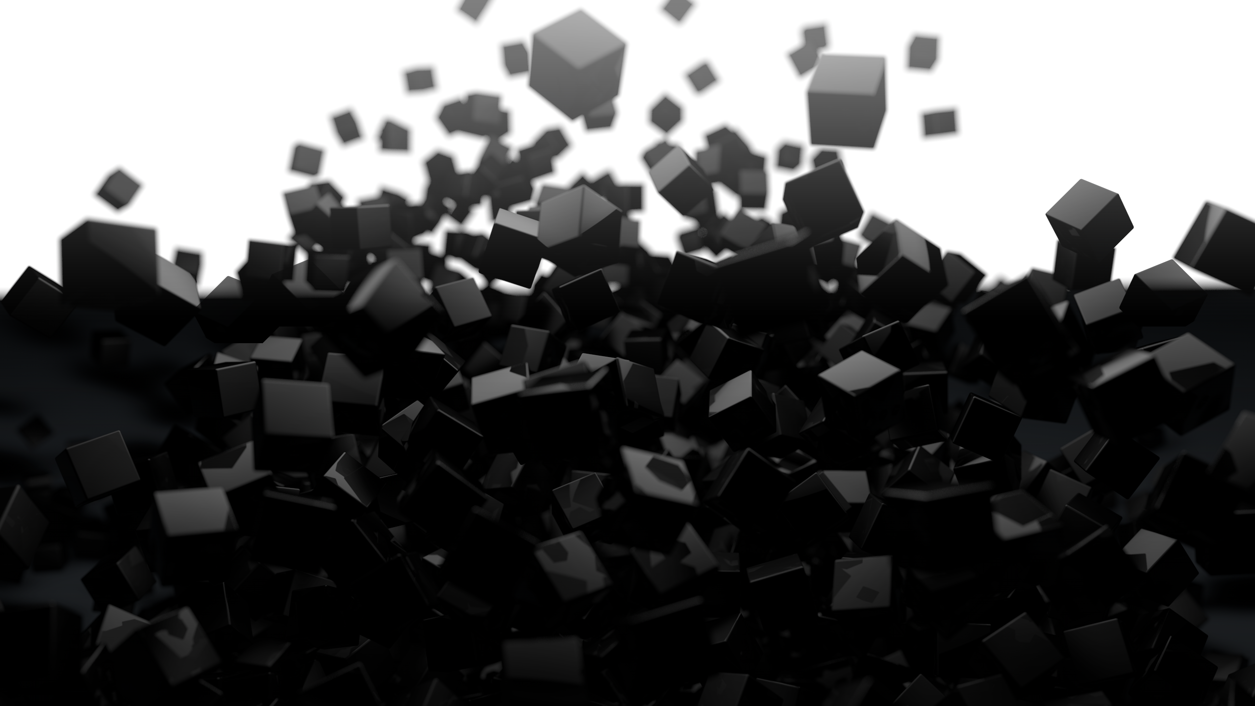 Wallpapers black digital art monochrome on the desktop