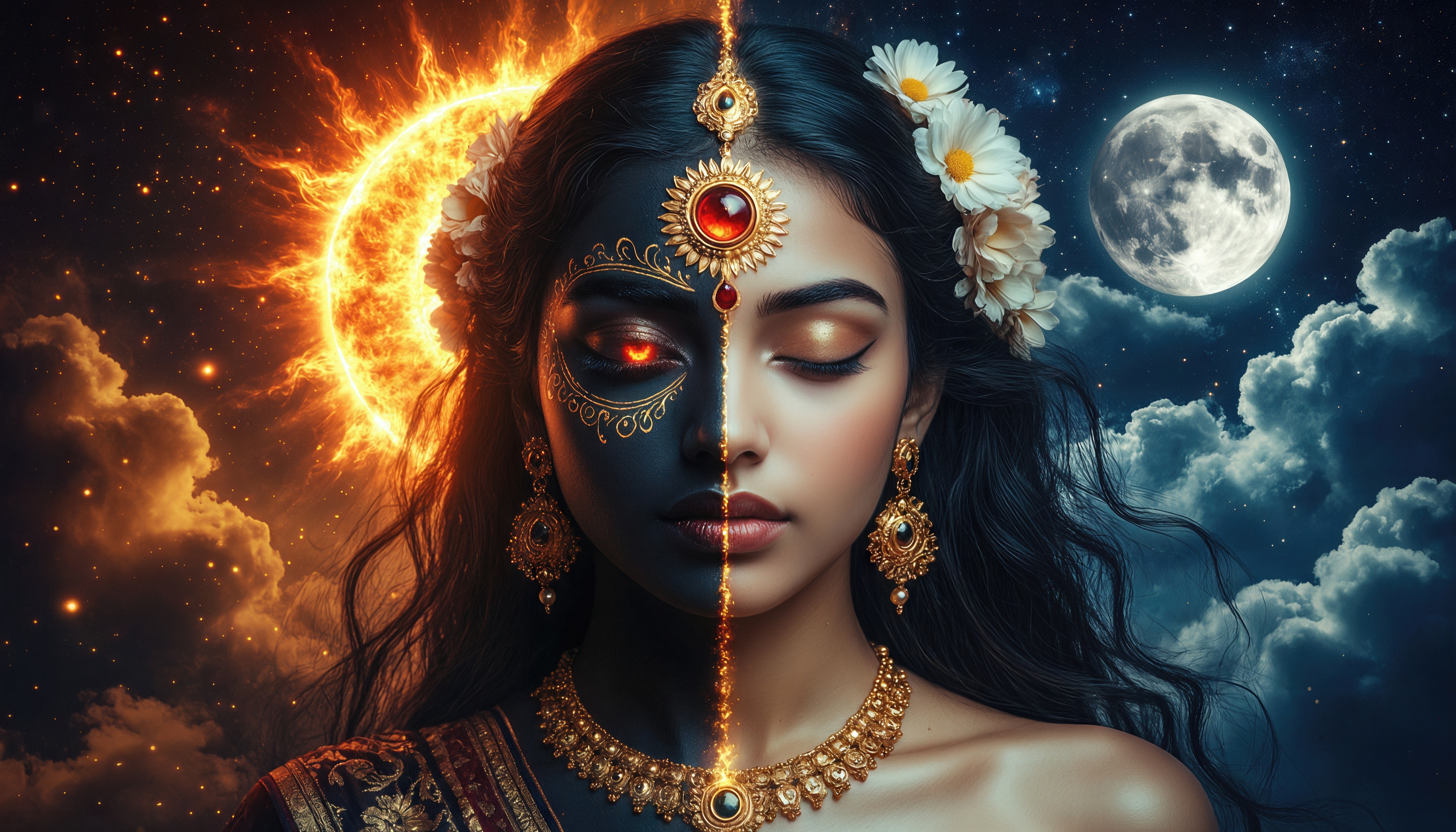 Wallpapers goddess virgin tika on the desktop