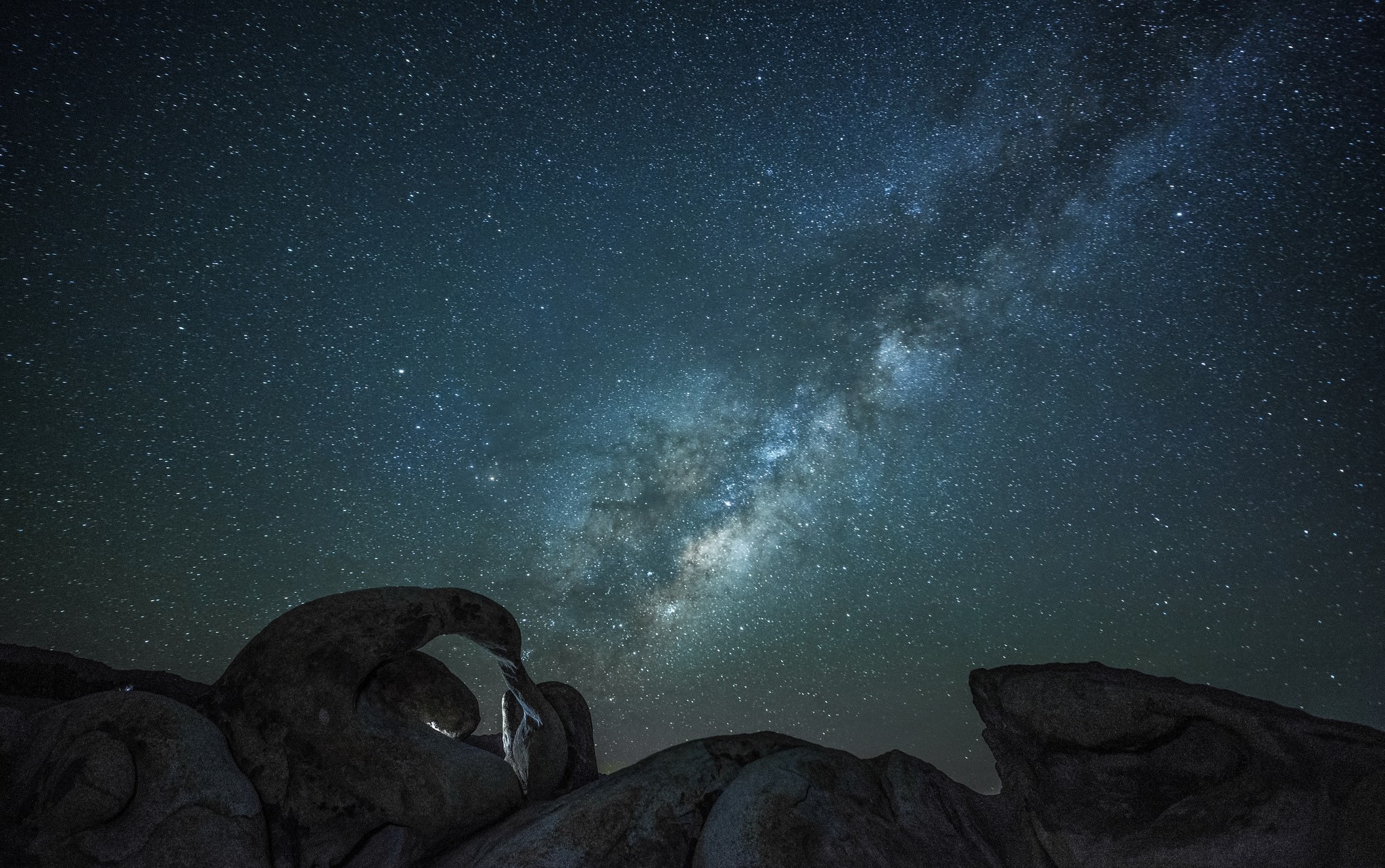 桌面上的壁纸景观 星空 壁纸