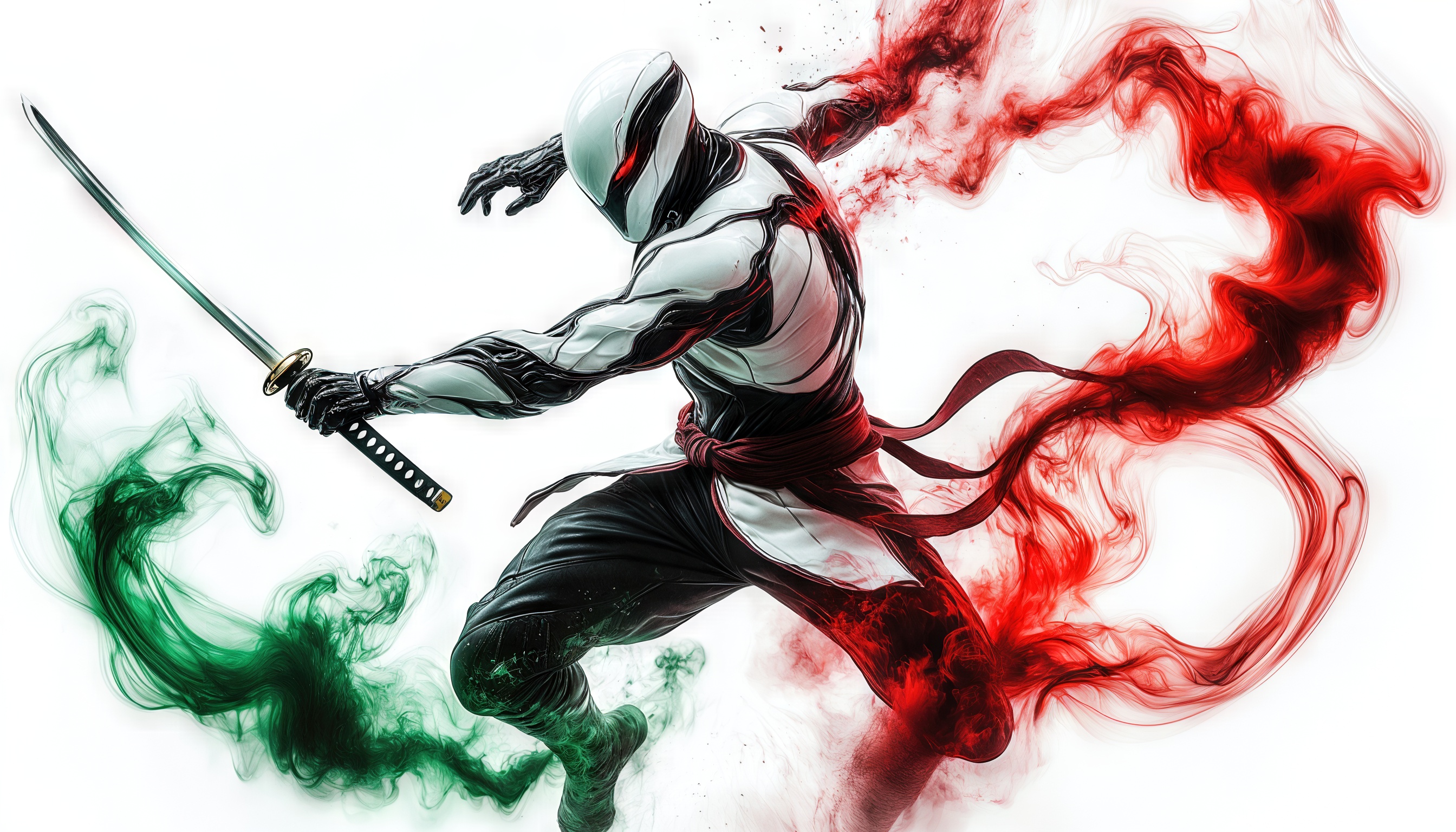 Wallpapers ninja samurai warrior on the desktop