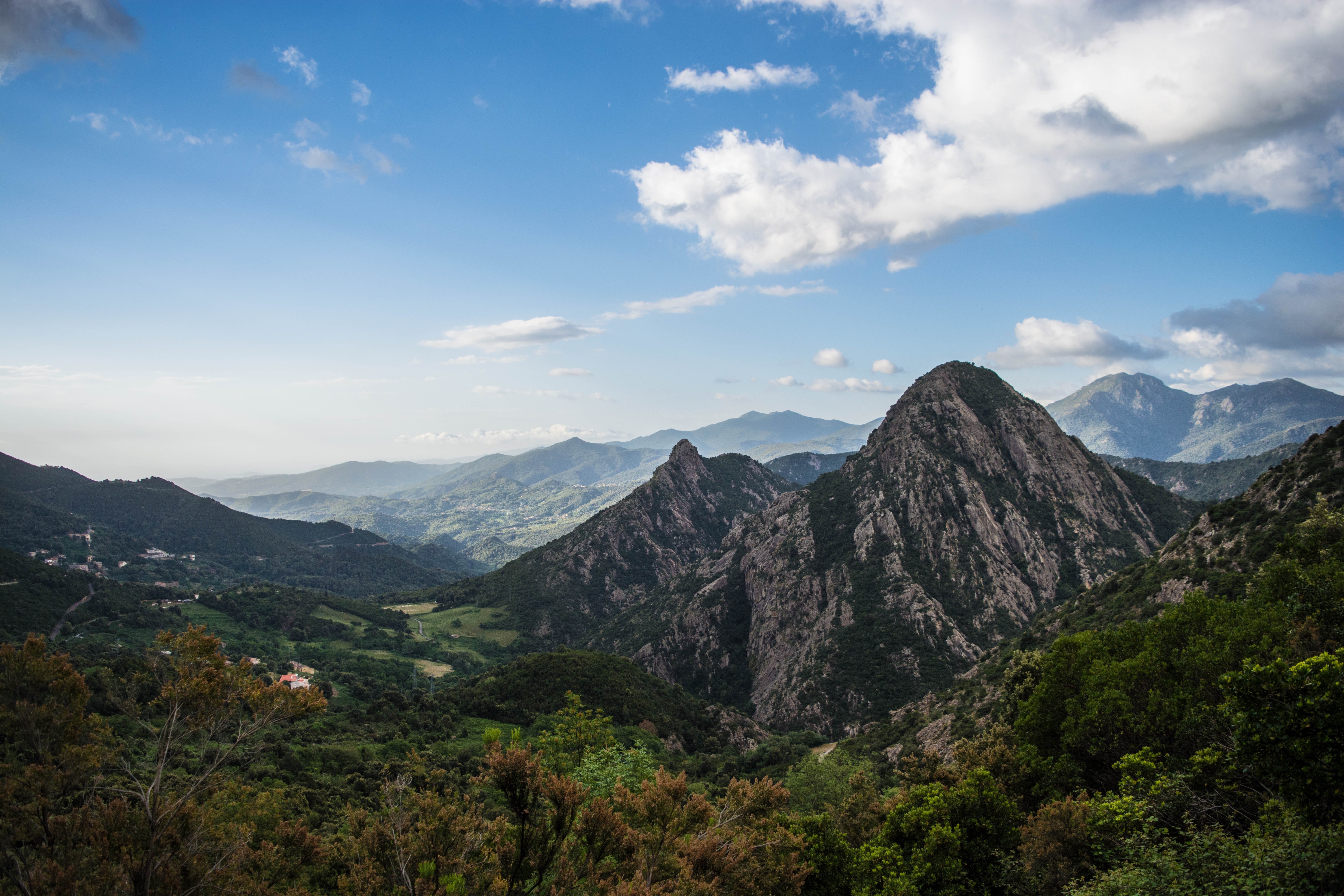 Бесплатное фото Ущелья Прунелли, Корсика, Франция