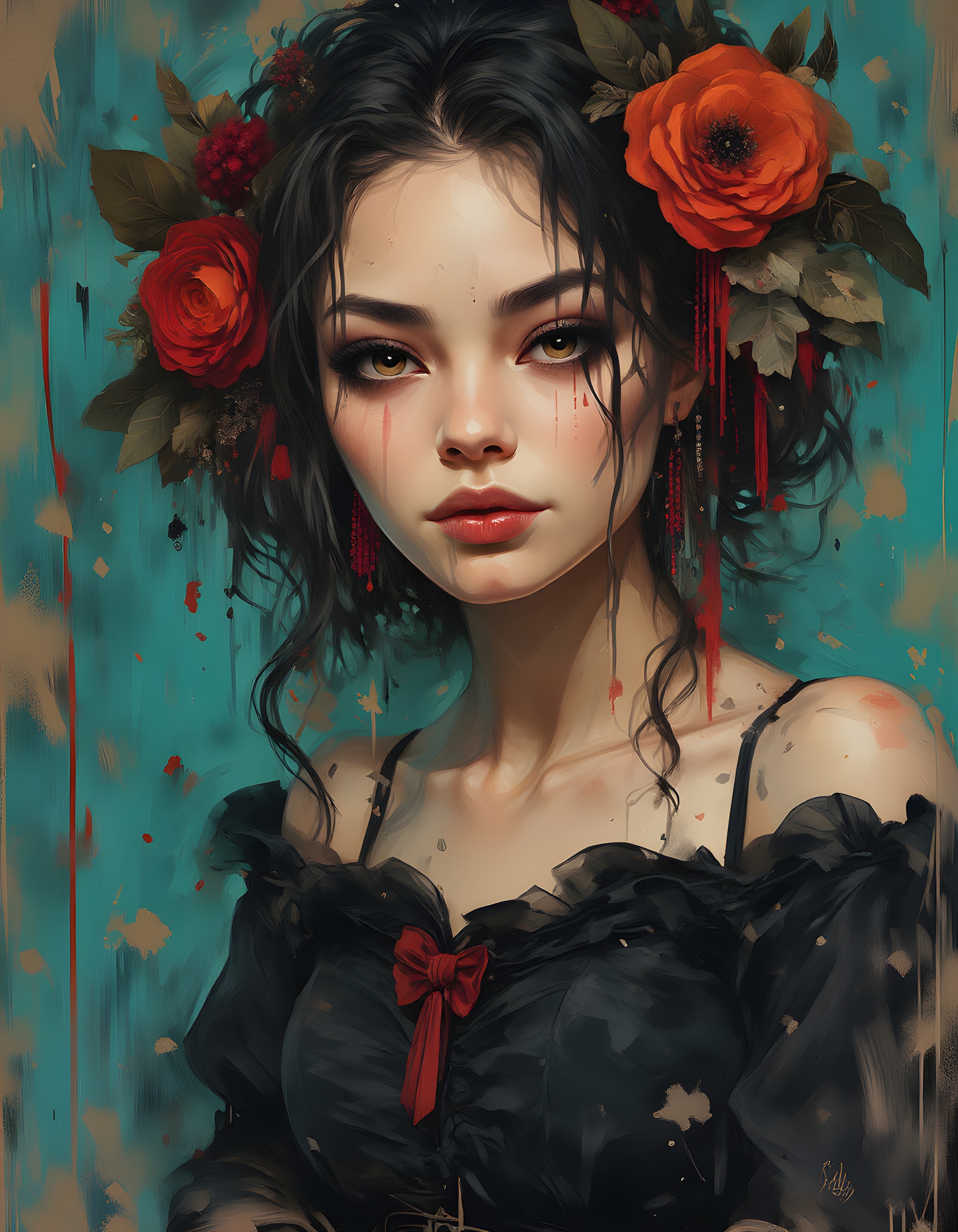 Портрет девушки.