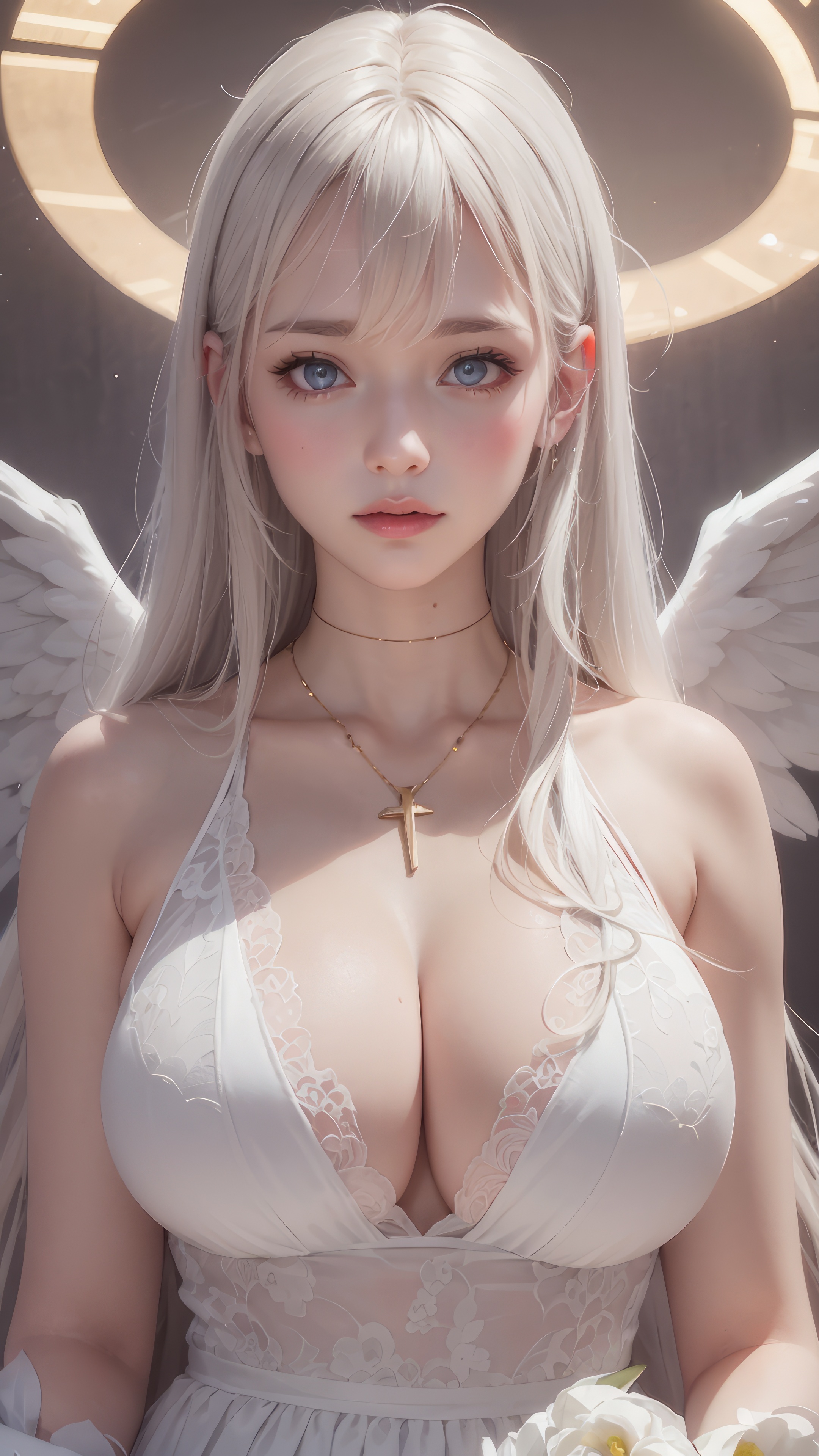 免费照片美丽的白衣天使