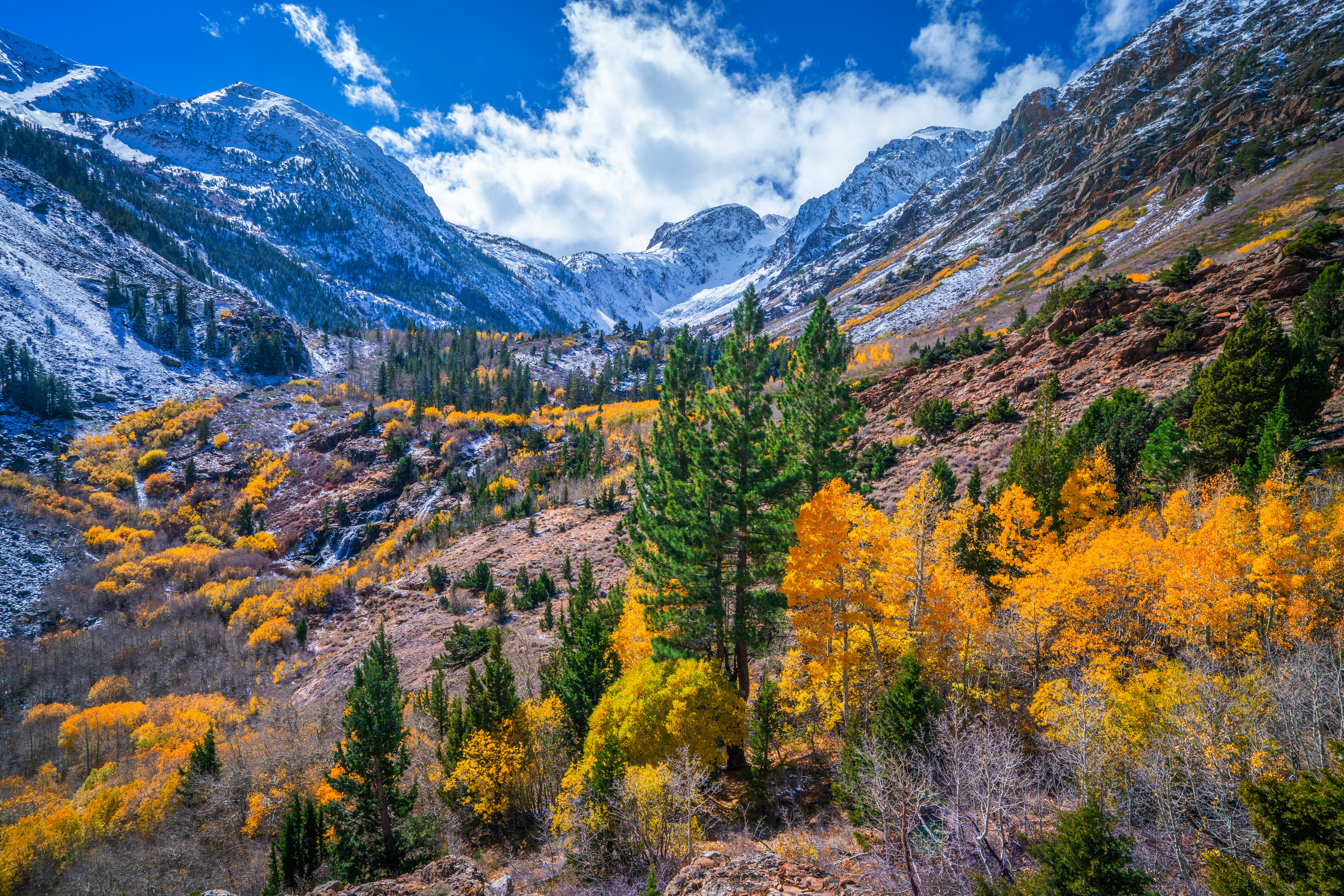 Wallpapers autumn mountains autumn California on the desktop