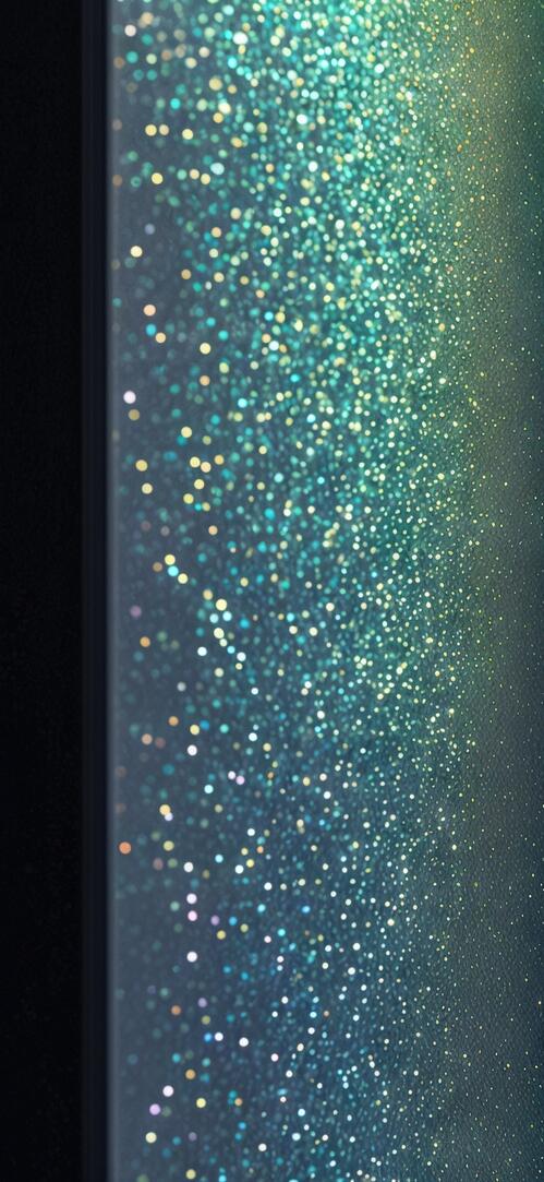 Бесплатное фото Портрет женщины в стиле цифрового искусства с лицом, частично скрытым за стеклянными панелями с светящимися точками.