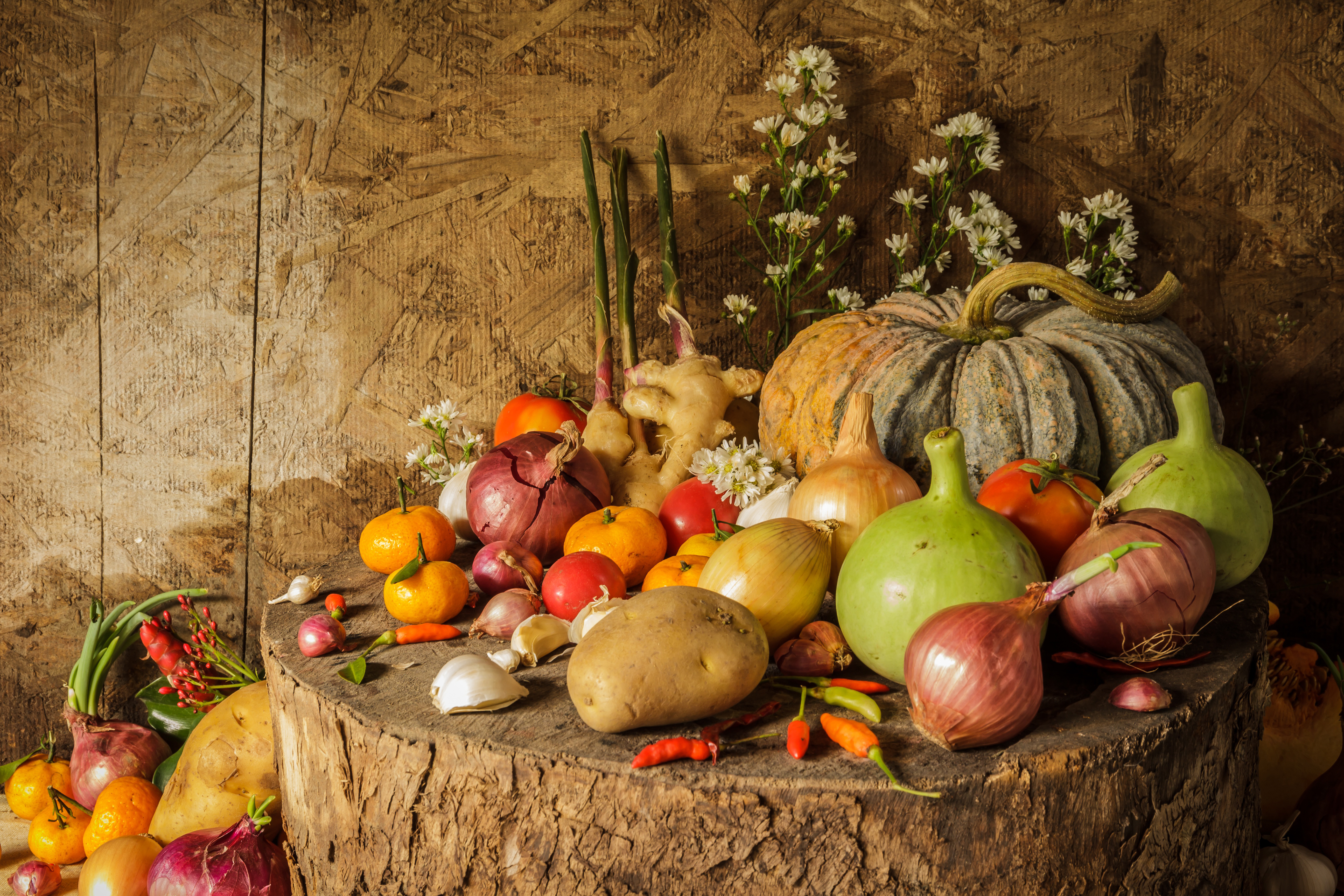 Free photo Lots of delicious vegetables