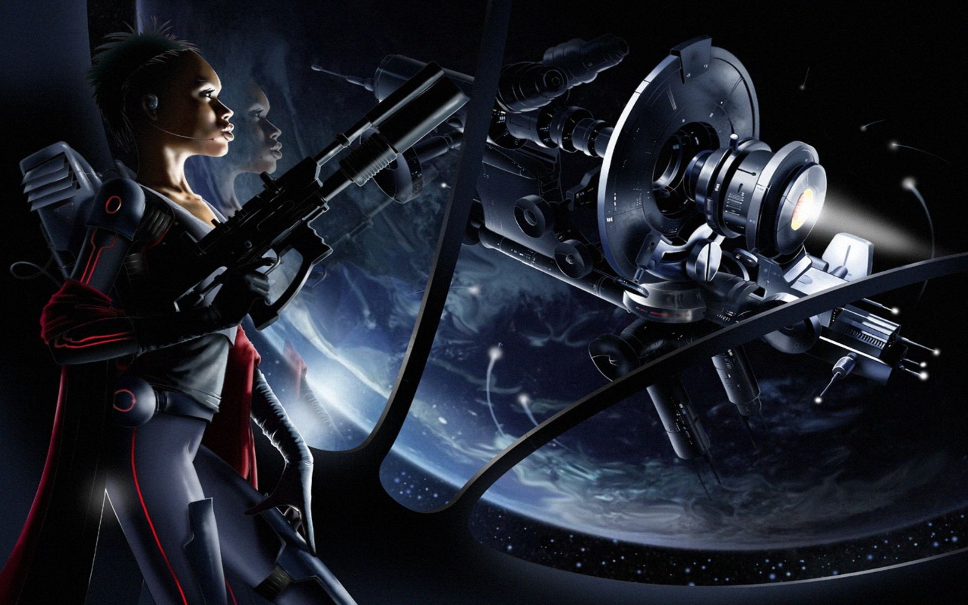 Wallpapers artwork fantasy art space on the desktop
