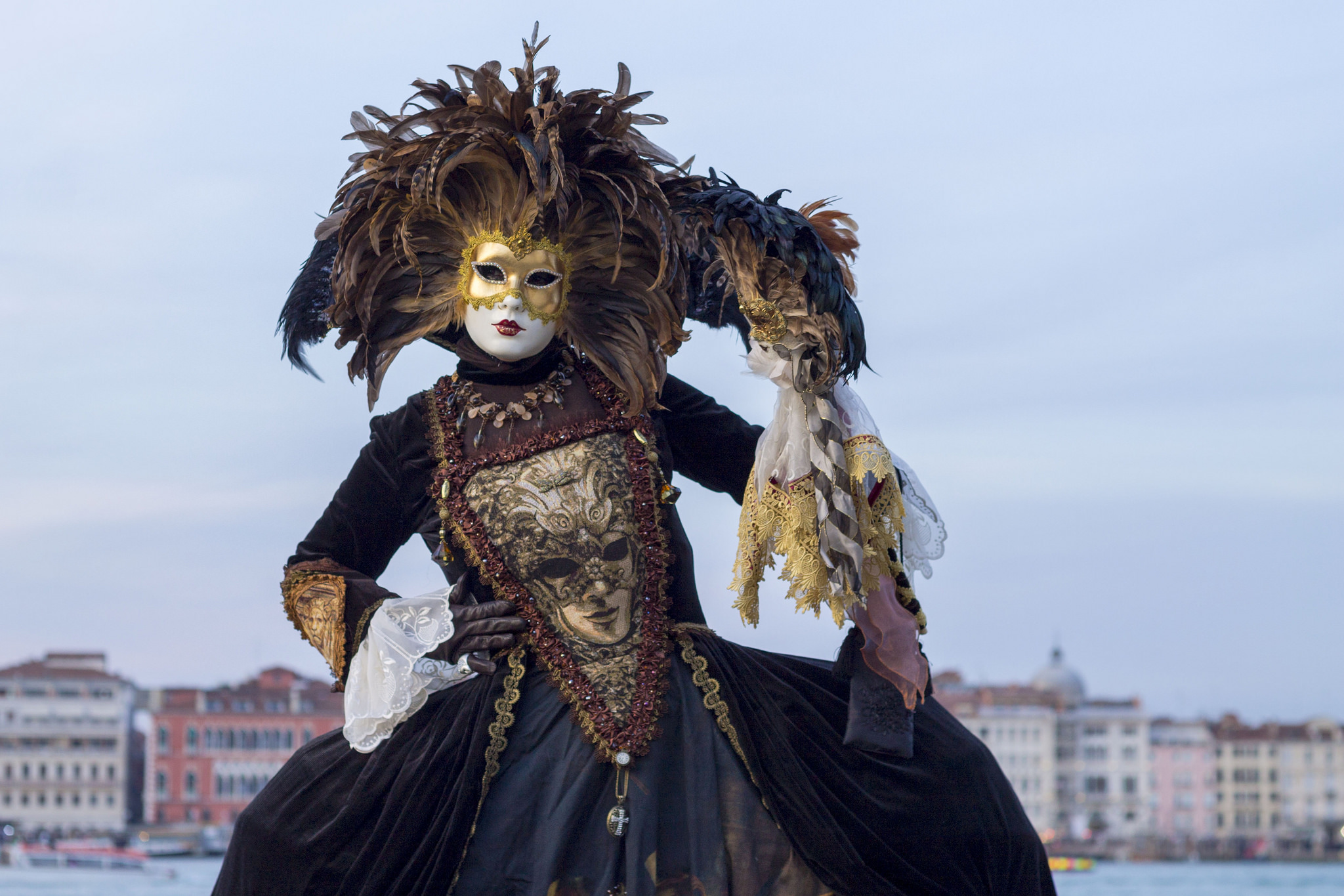 Wallpapers Venetian mask Carnival Venice style on the desktop