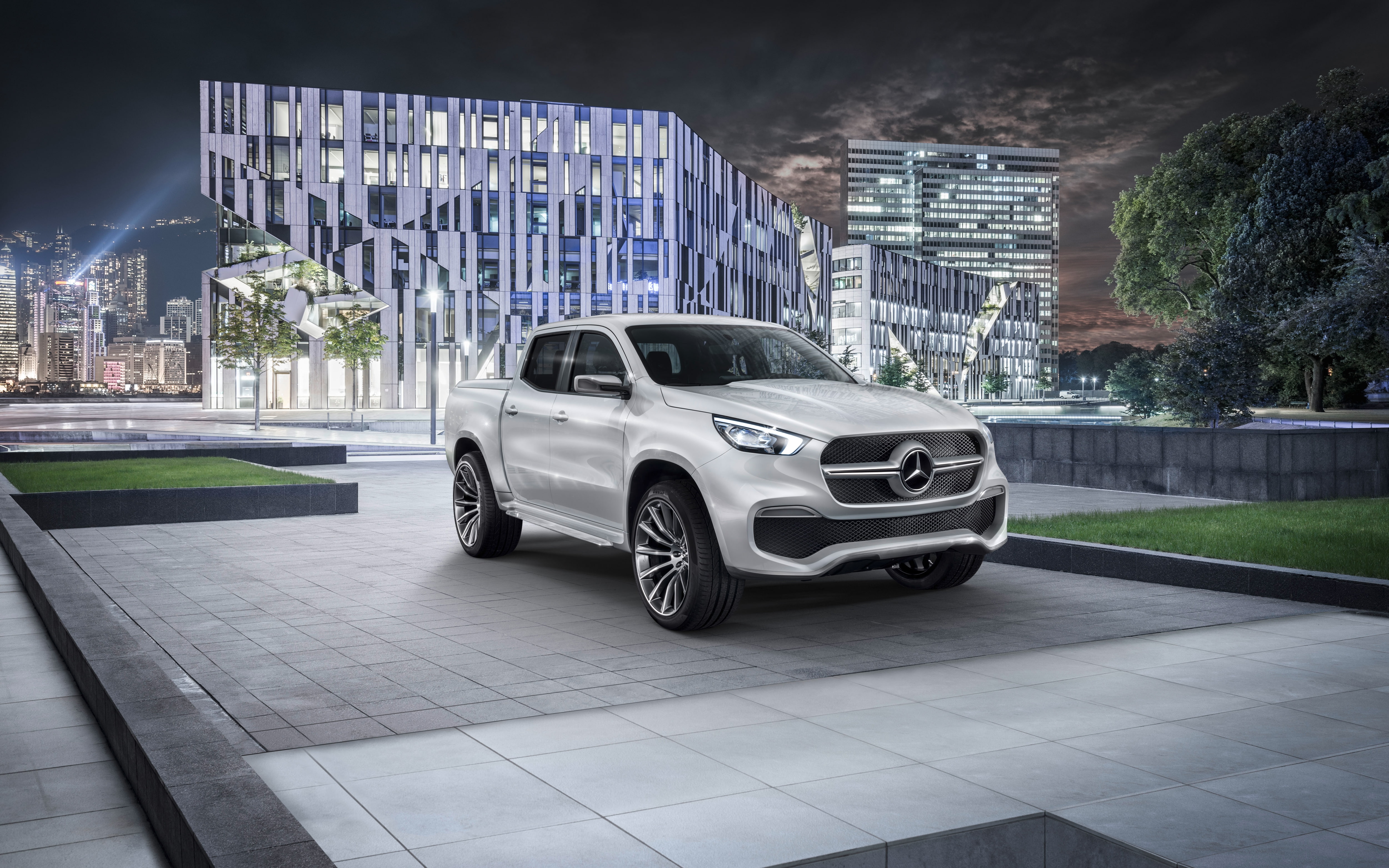 Обои машины Mercedes Benz X Class пикап на рабочий стол