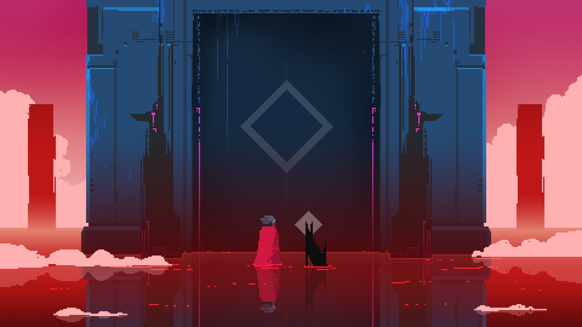 Wallpapers pixels Wallpaper Hyper Light Drifter on the desktop