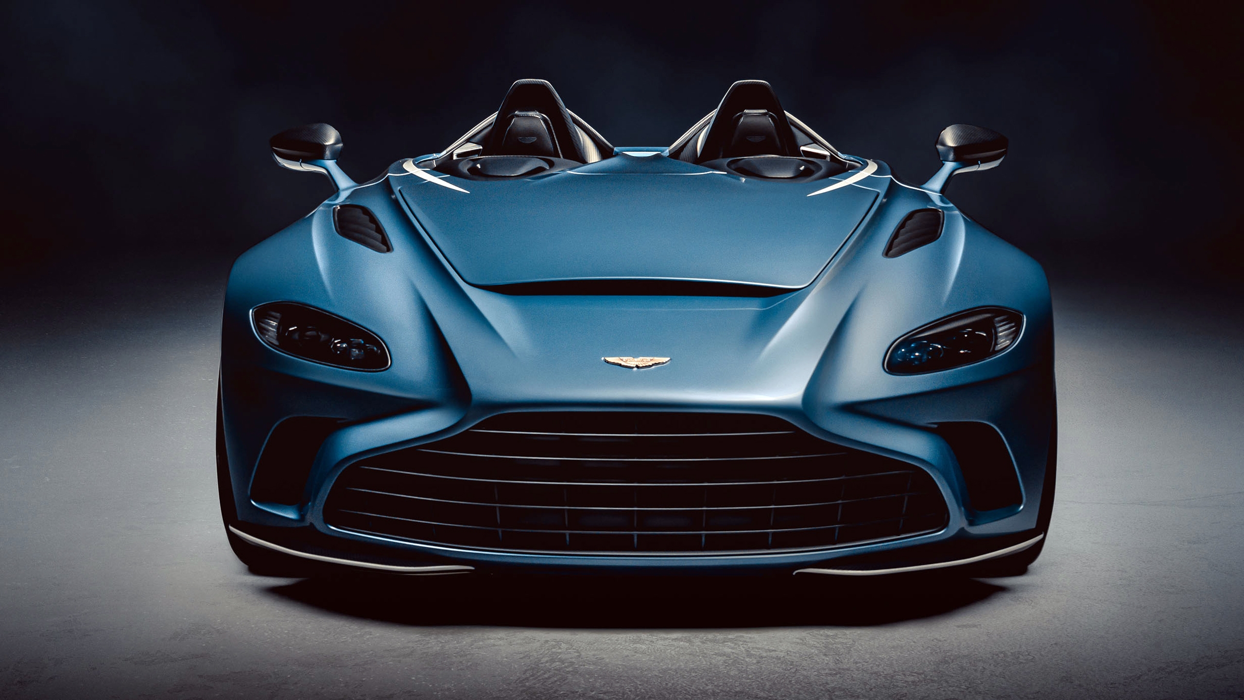 Wallpapers supercars front view wallpaper aston martin v12 speedster on the desktop