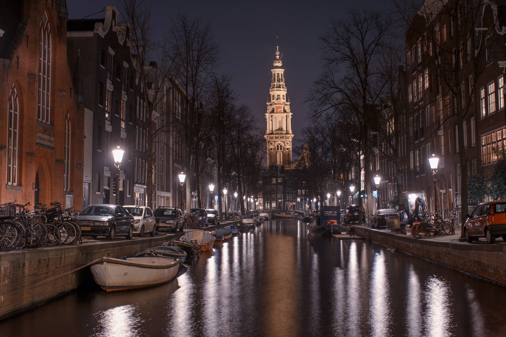 Wallpapers at home by the water evening Amsterdam on the desktop