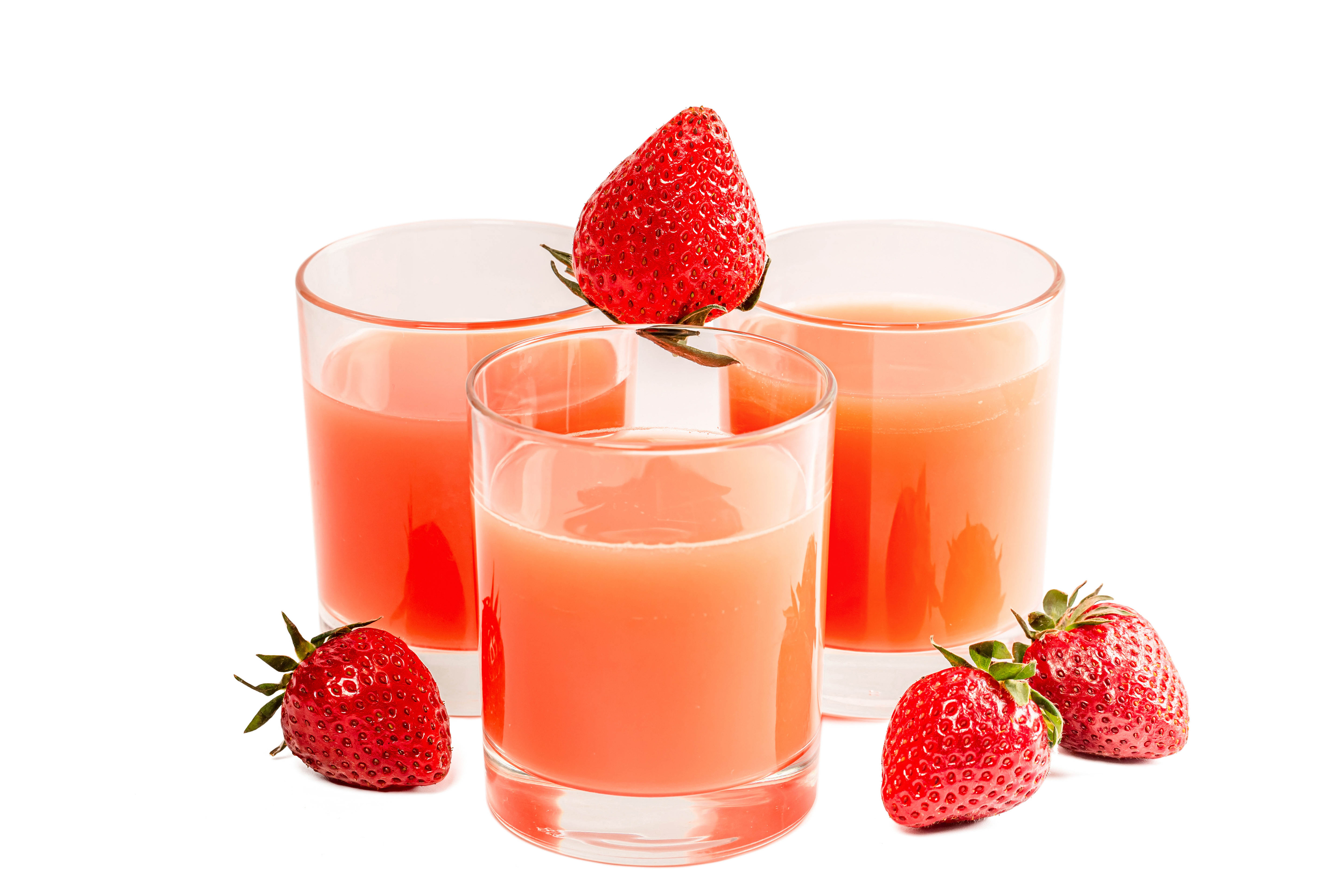 Wallpapers food juice strawberry on the desktop