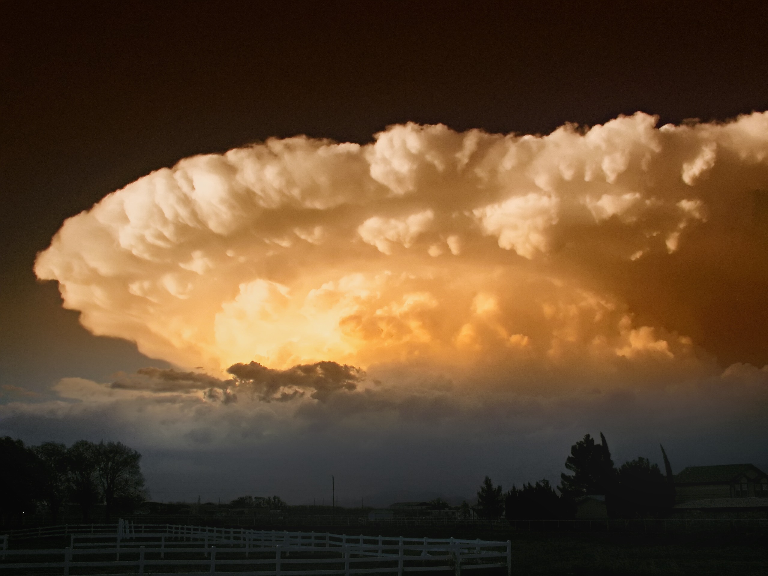 Free photo A huge storm in Mexico