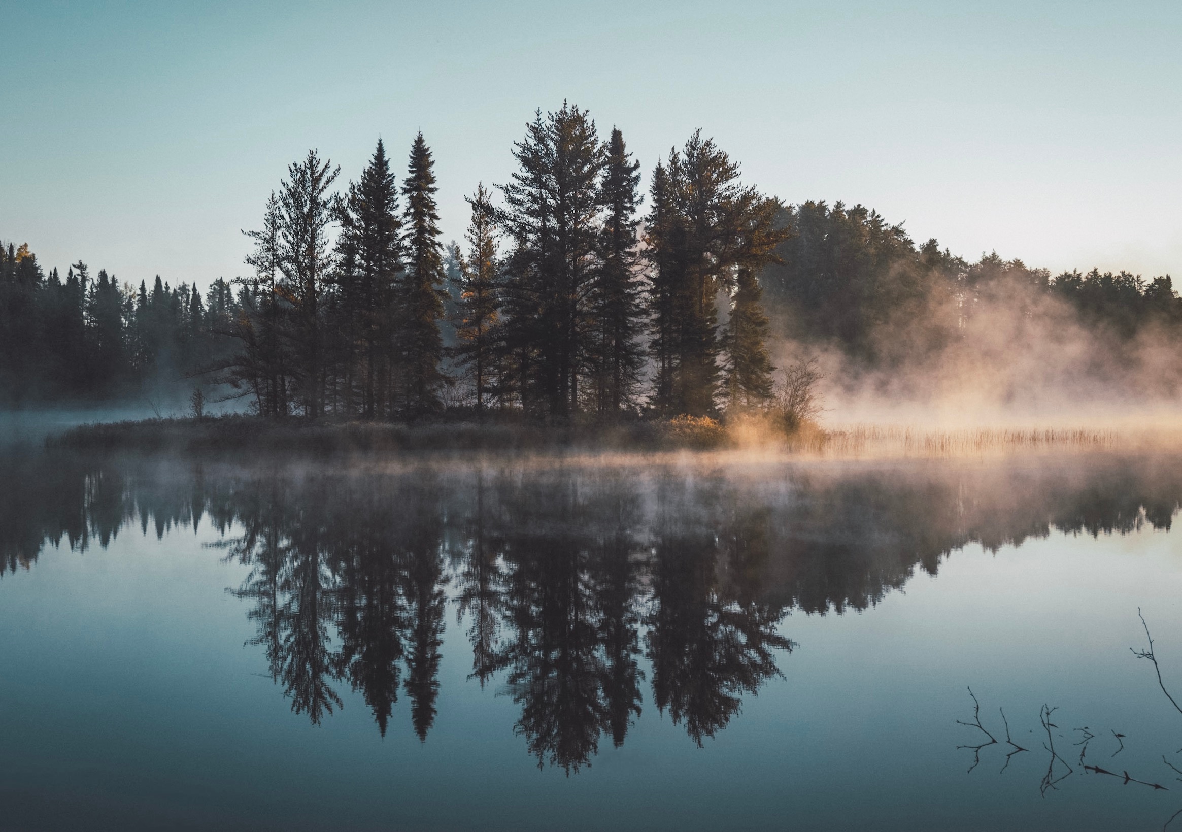 Beautiful morning on the river