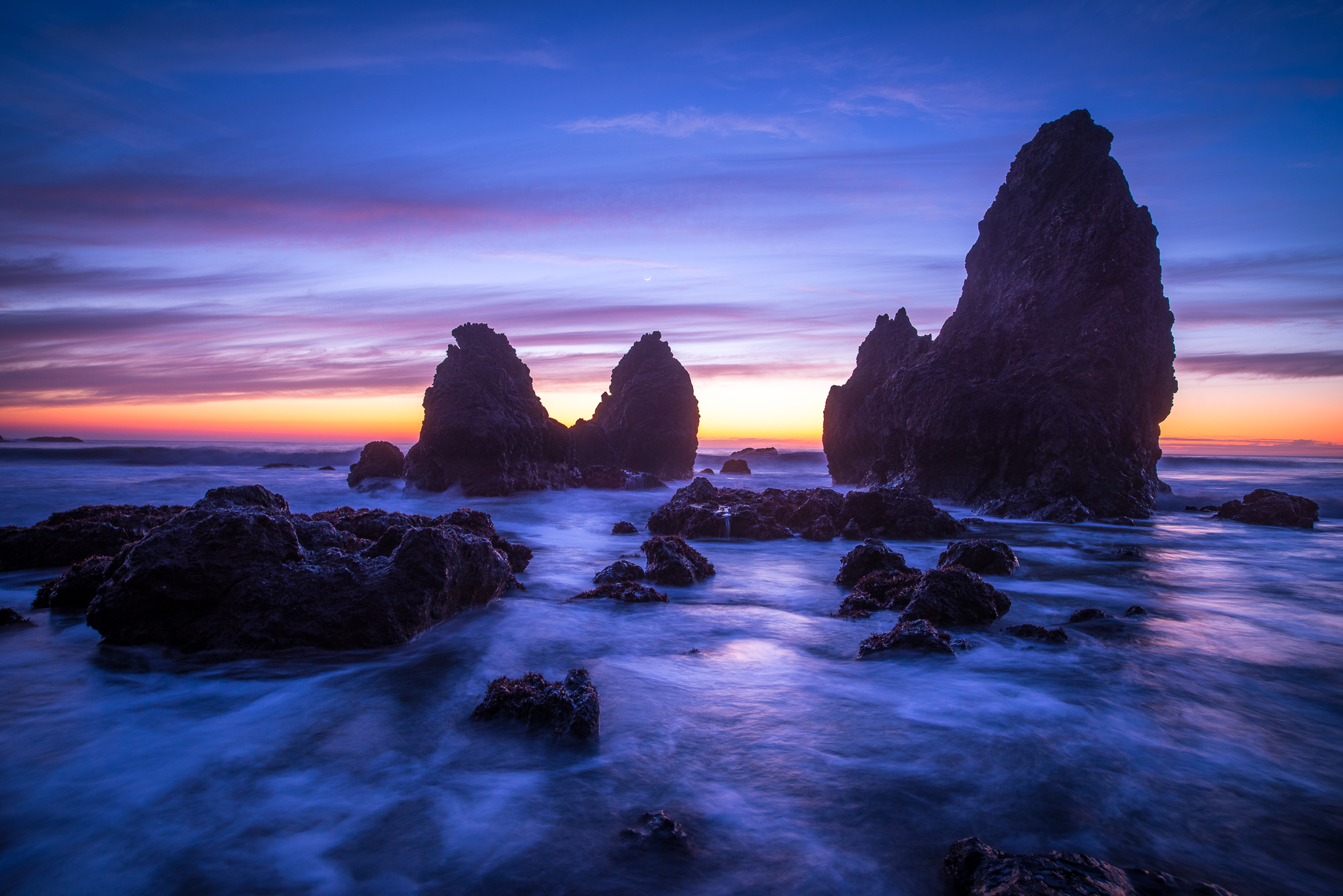 Free photo Beach and cliffs in San Francisco