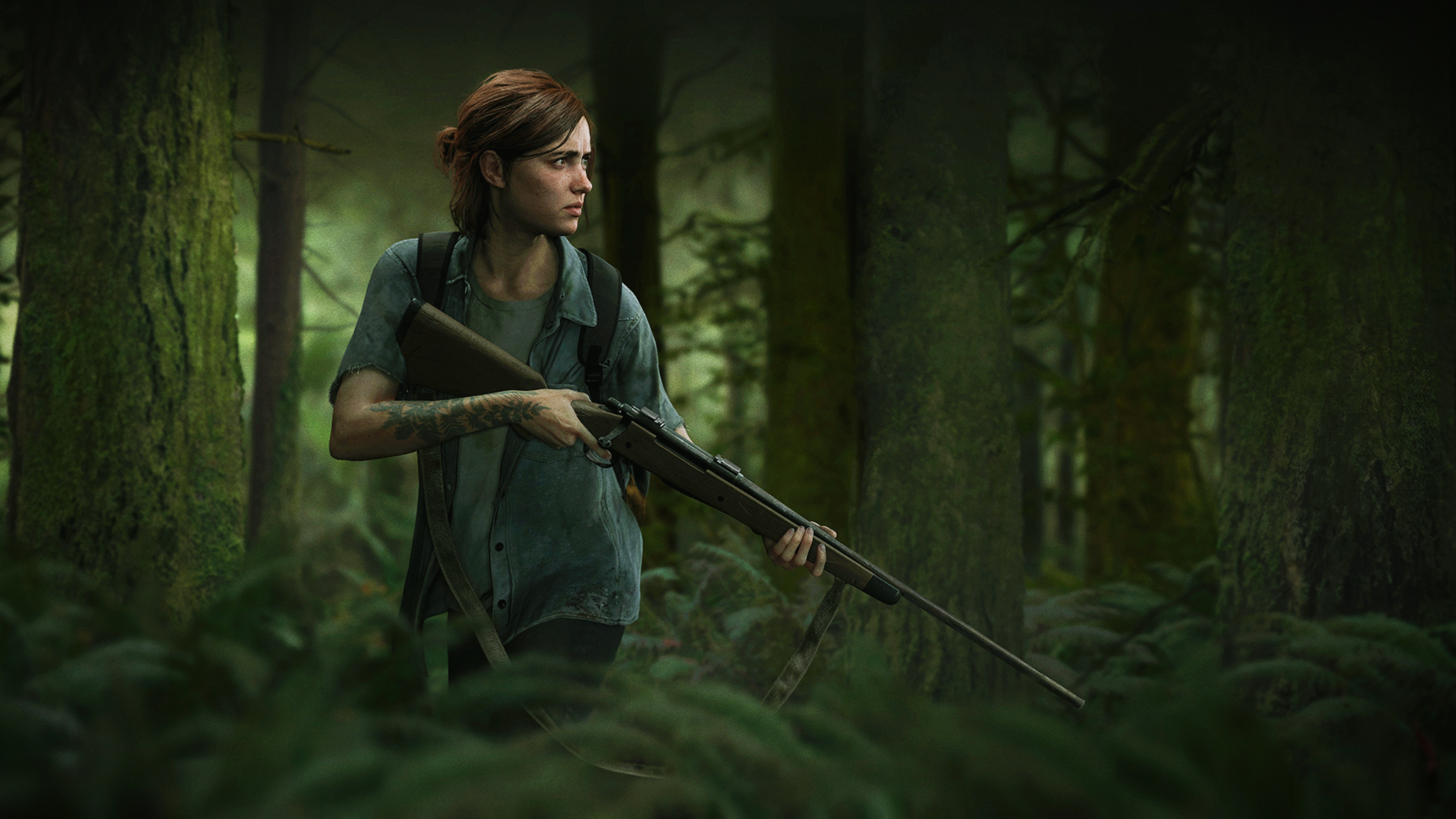 Wallpapers the last of us part ii Elle jungle on the desktop