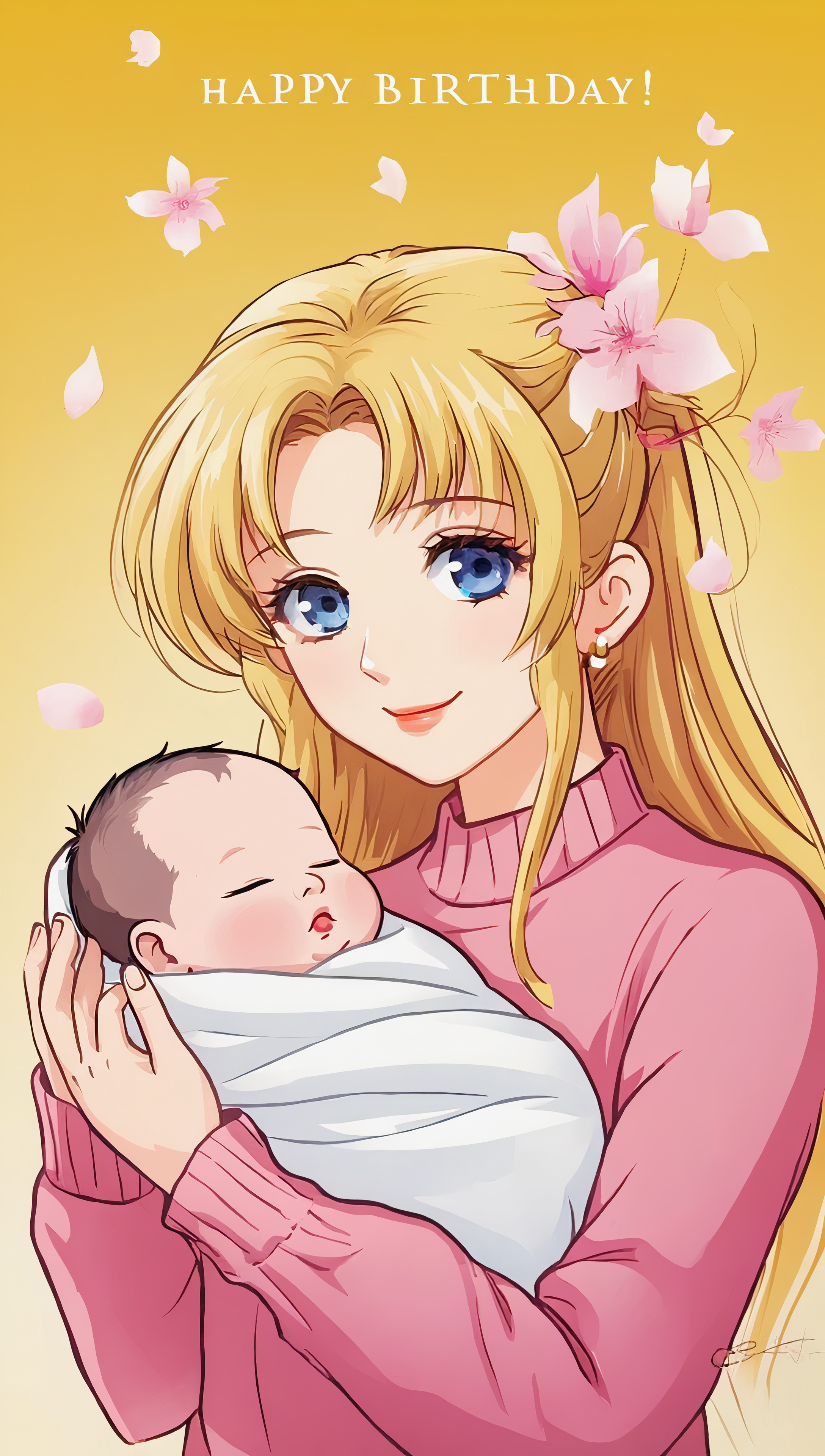 桌面上的壁纸生日 婴幼儿 妈