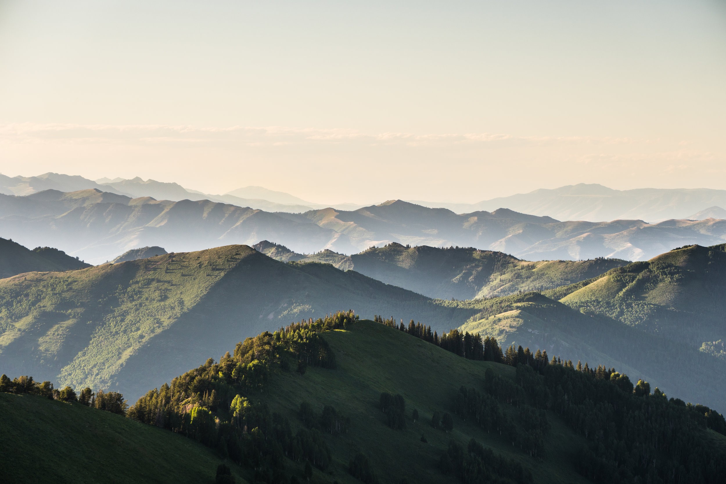 Wallpapers sun light landscape mountains on the desktop