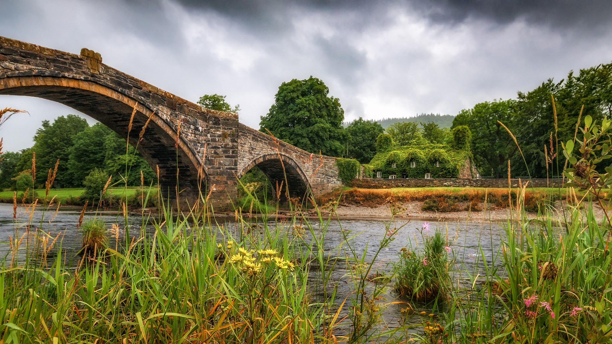 Wallpapers Tea house Snowdonia North Wales on the desktop