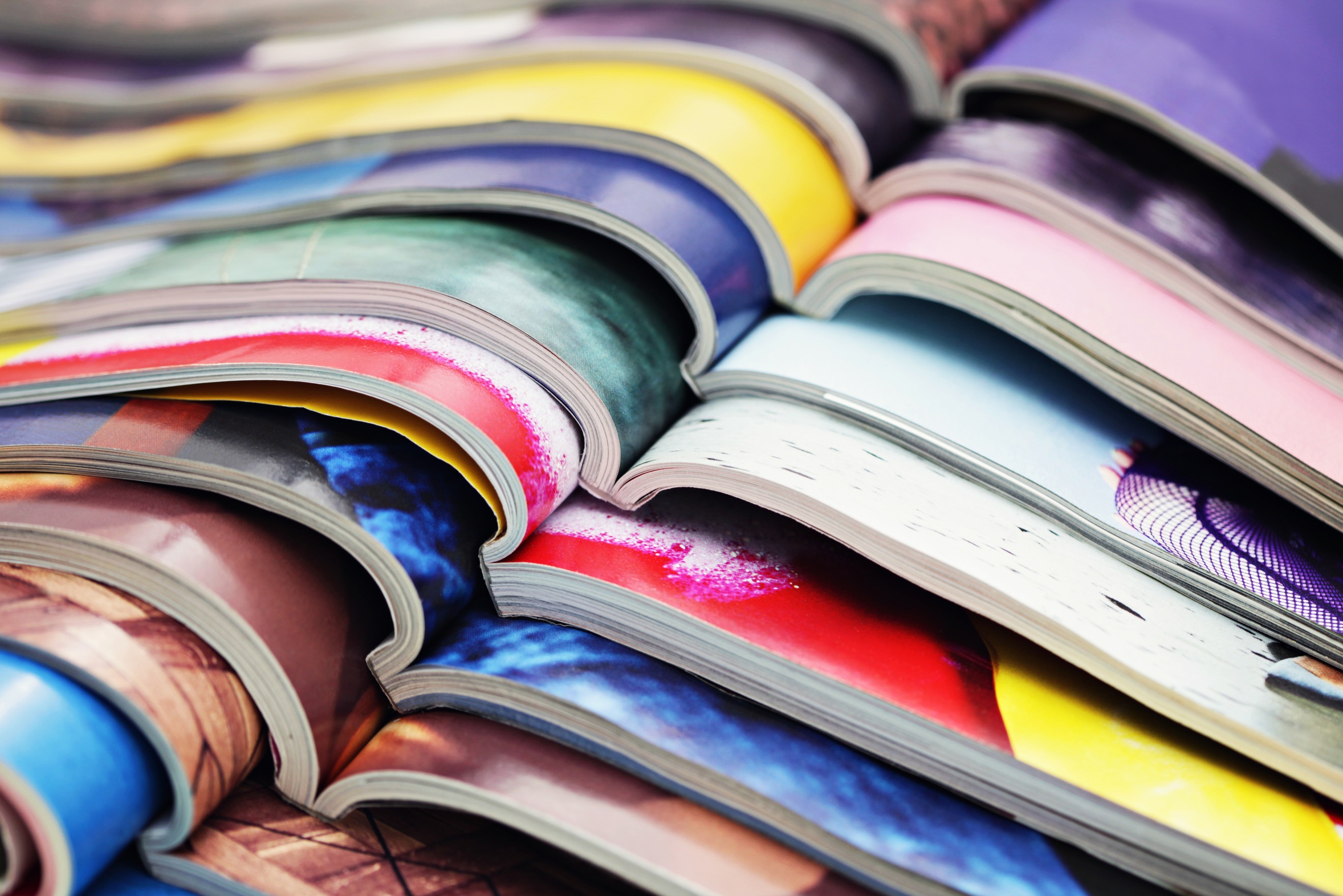 Wallpapers magazine color blue on the desktop
