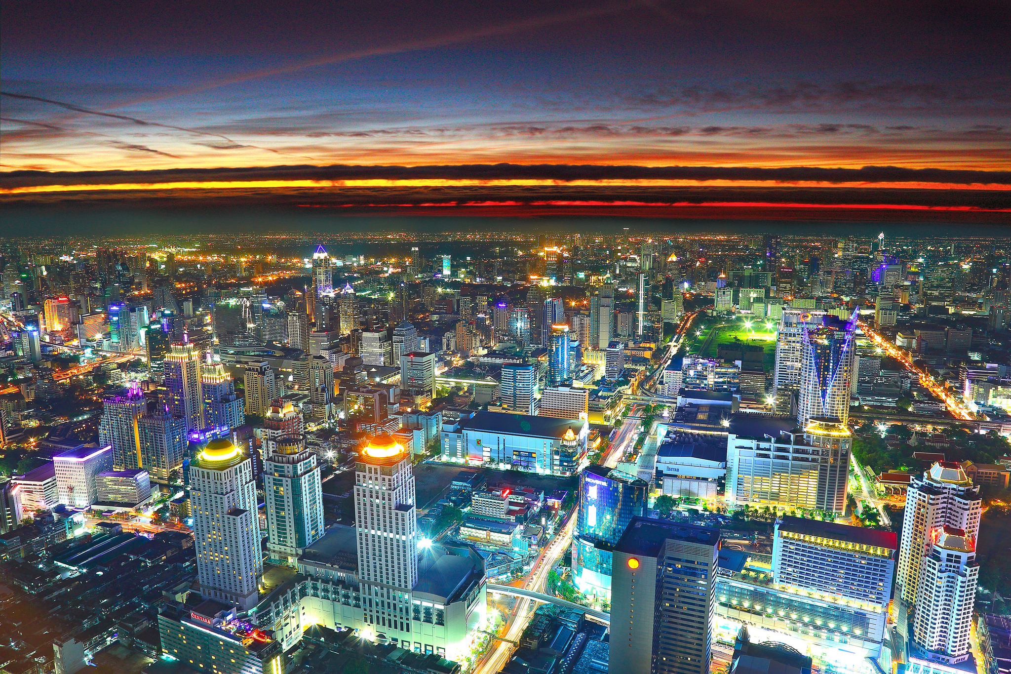 Wallpapers cityscape clouds sky on the desktop