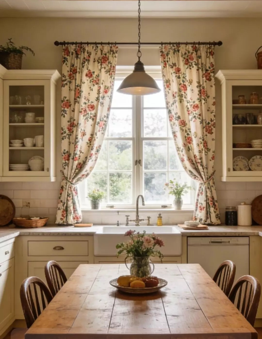 Бесплатное фото Кухонный уголок с окном