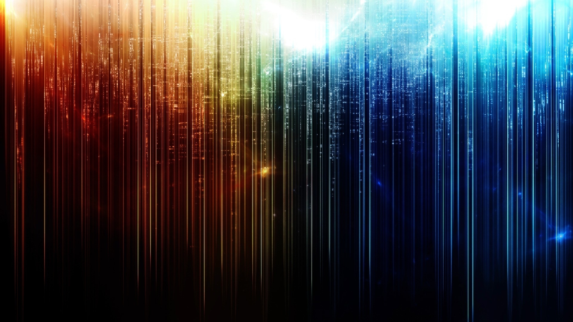Wallpapers vertical multi colored line on the desktop