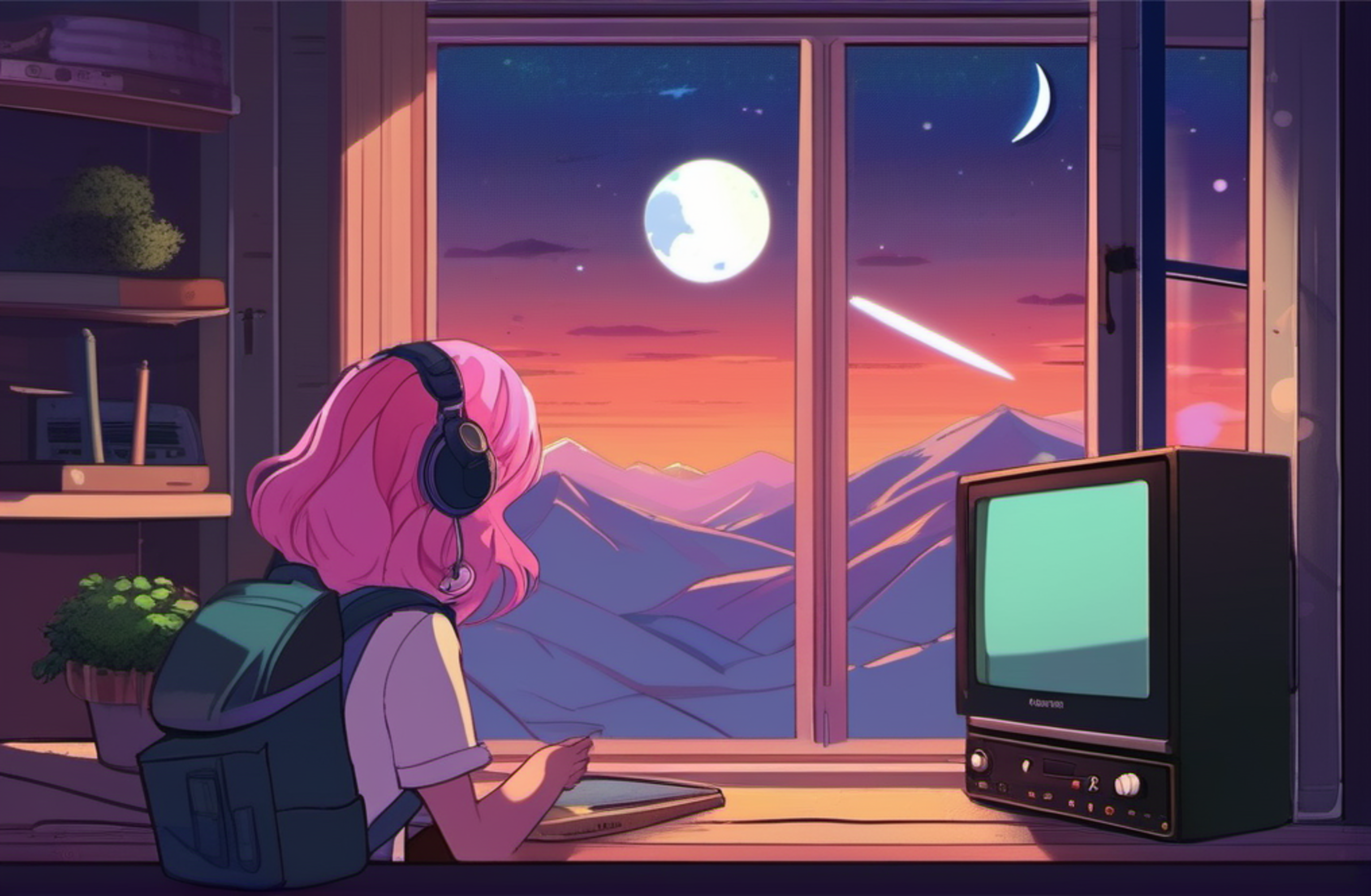 Девочка вечером