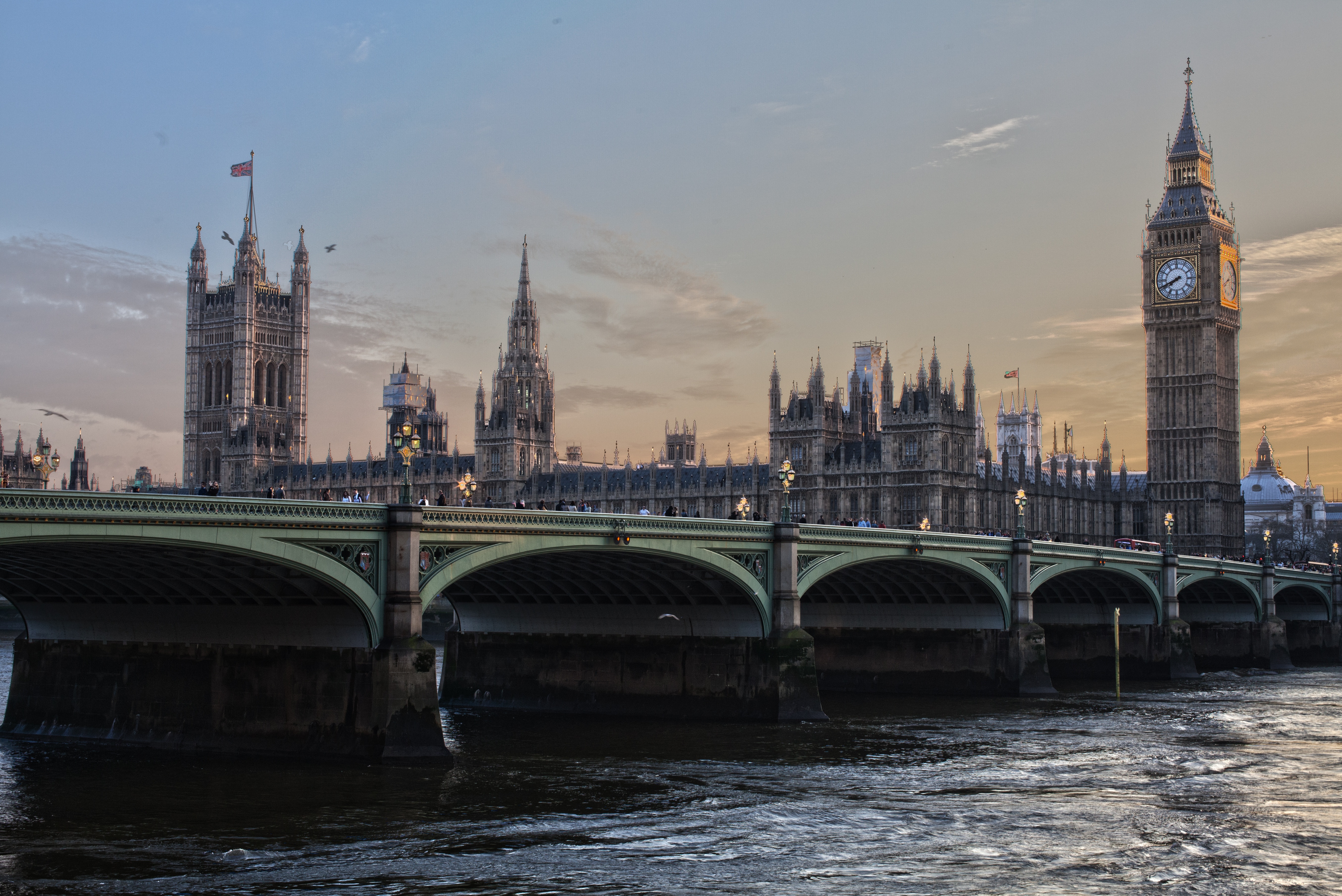 Wallpapers architecture bridge horizon on the desktop