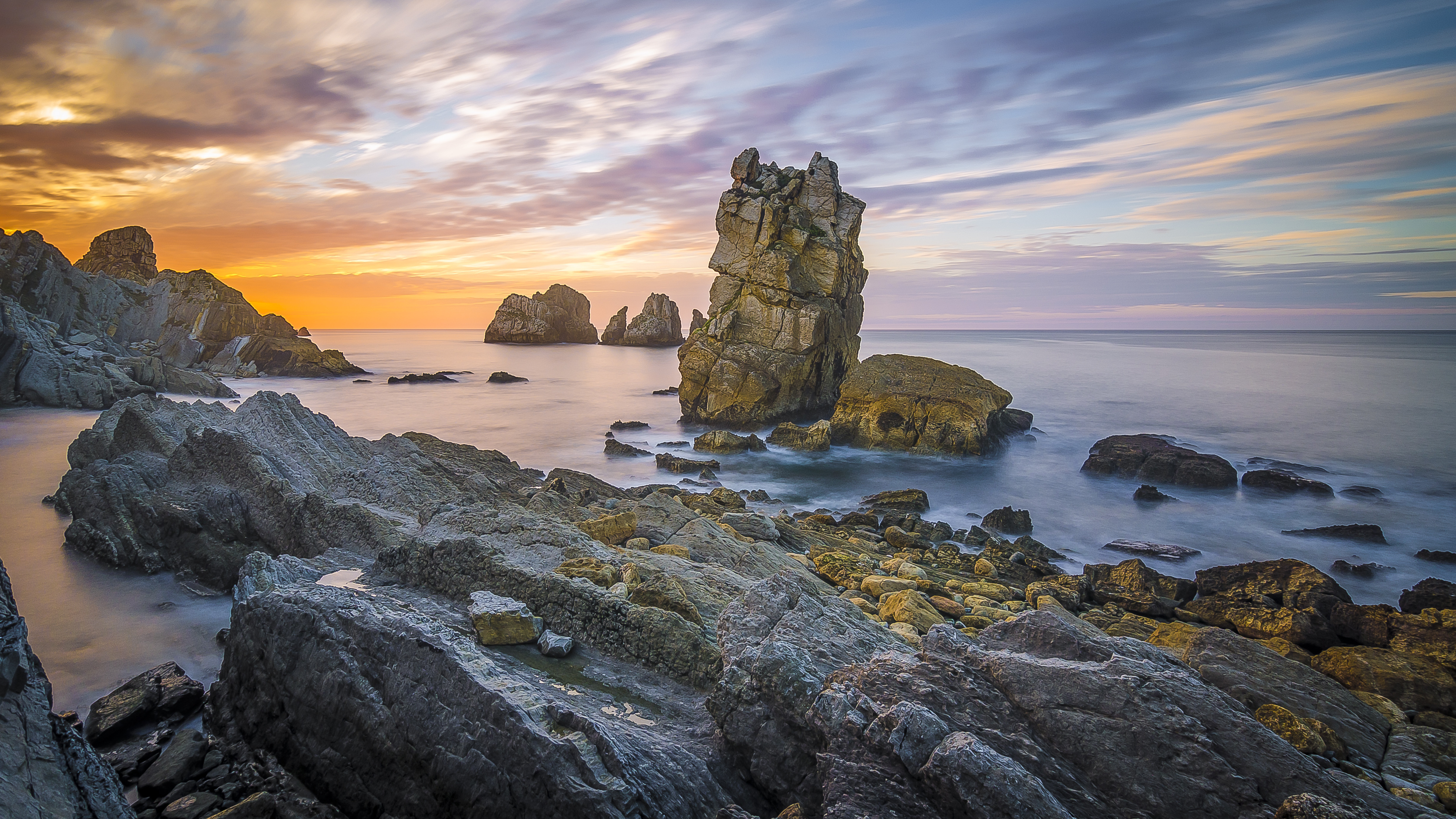 Wallpapers quake Costa Quebrada landscape on the desktop