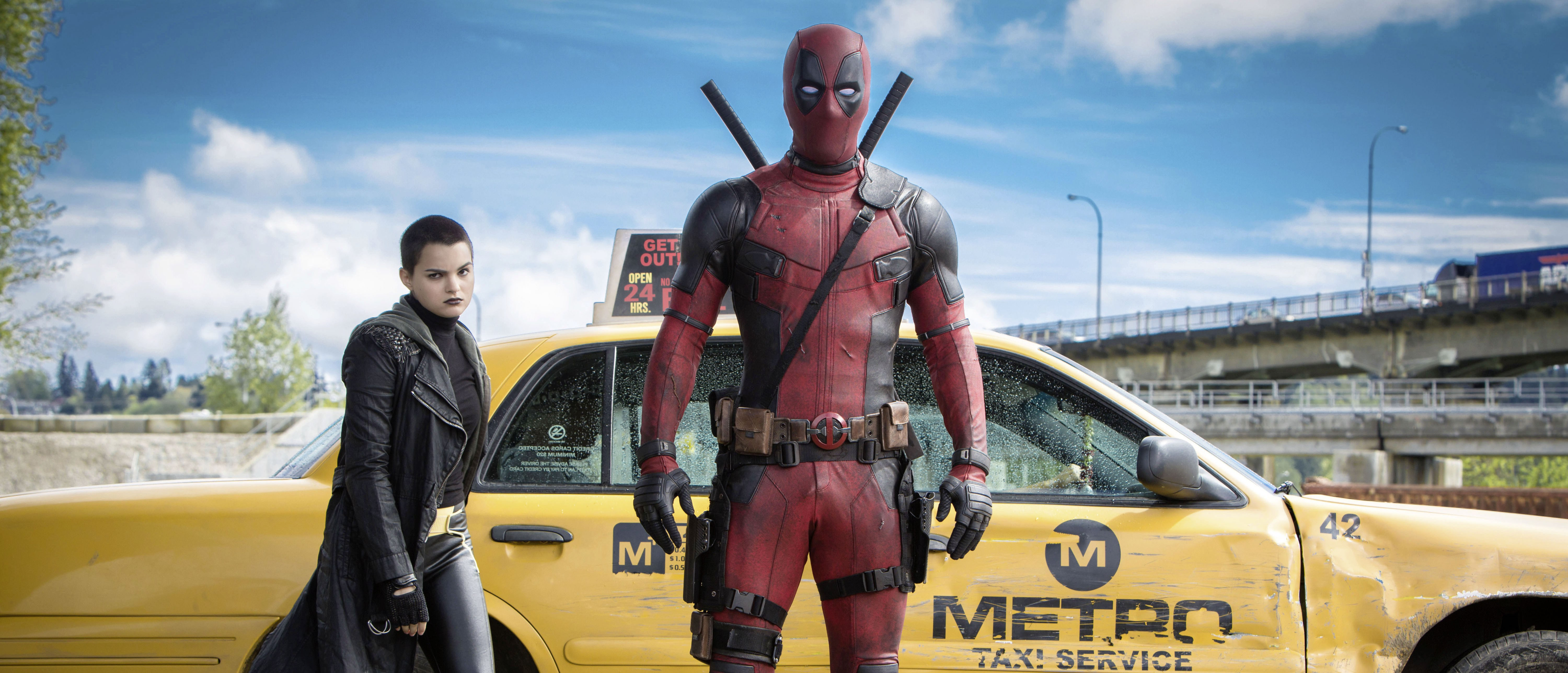 Wallpapers taxi movies DeadPool 2 on the desktop