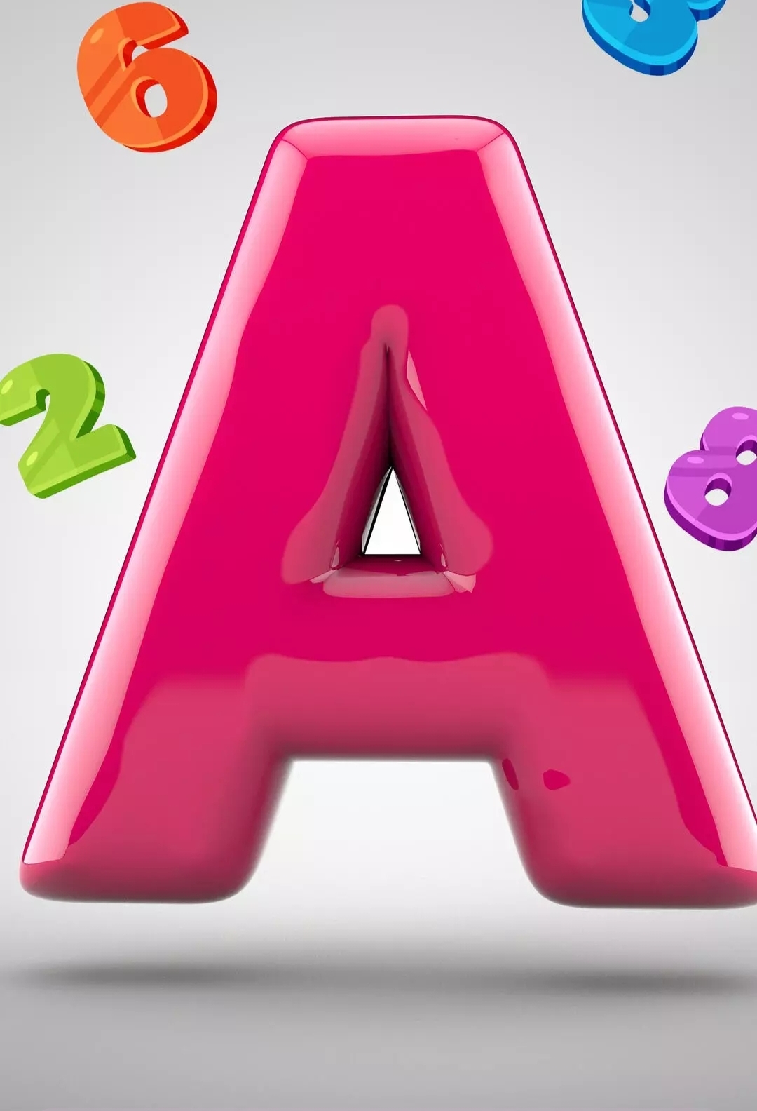 Бесплатное фото Дизайн с буквой А