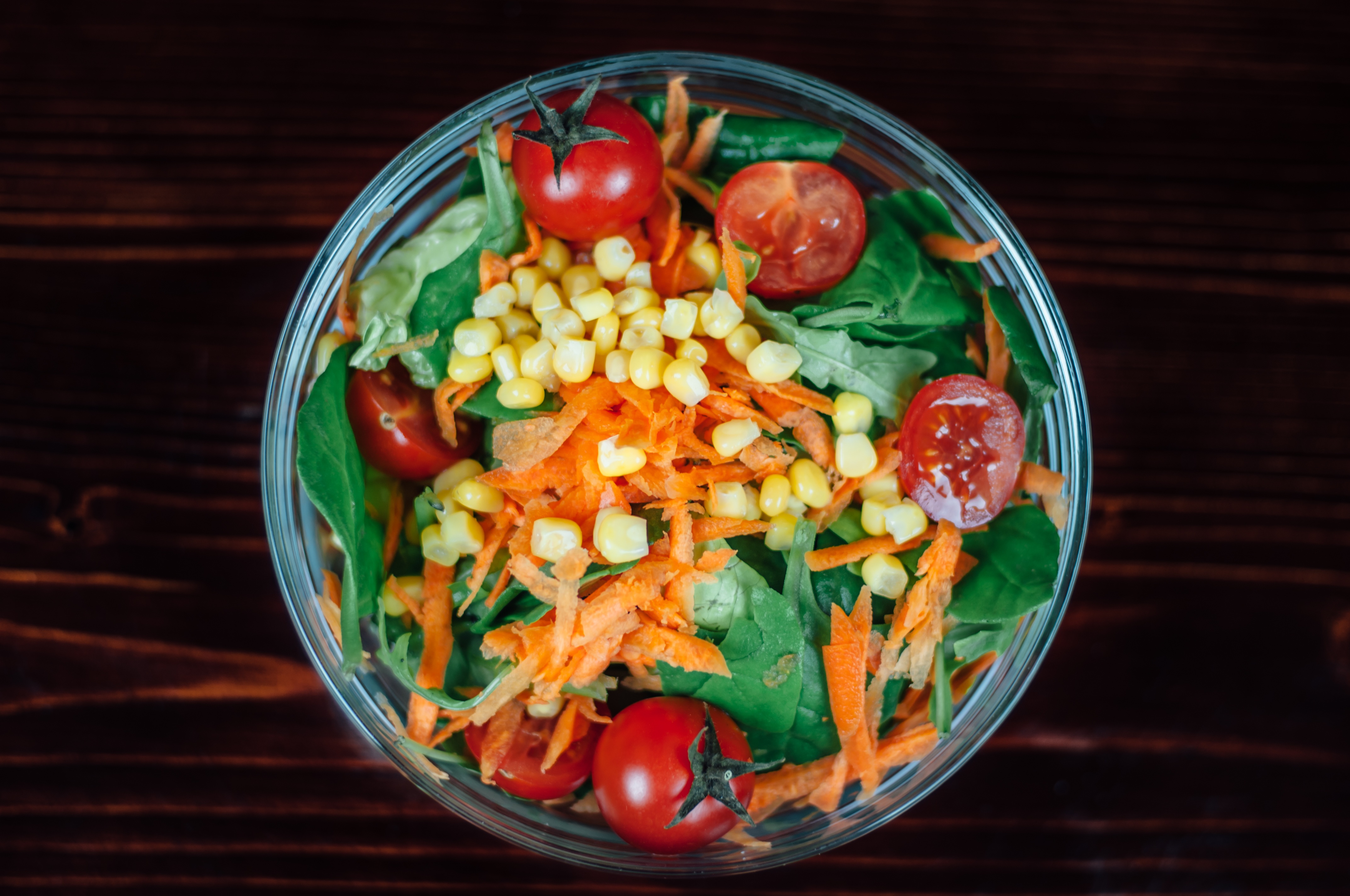 Free photo Delicious vegetable salad