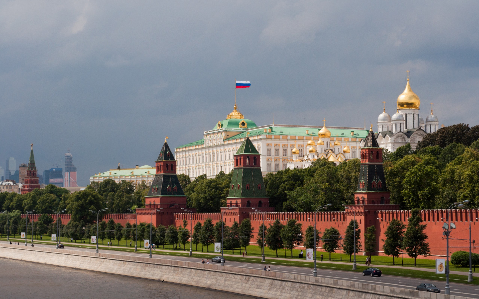 Wallpapers Moscow kremlin temple on the desktop