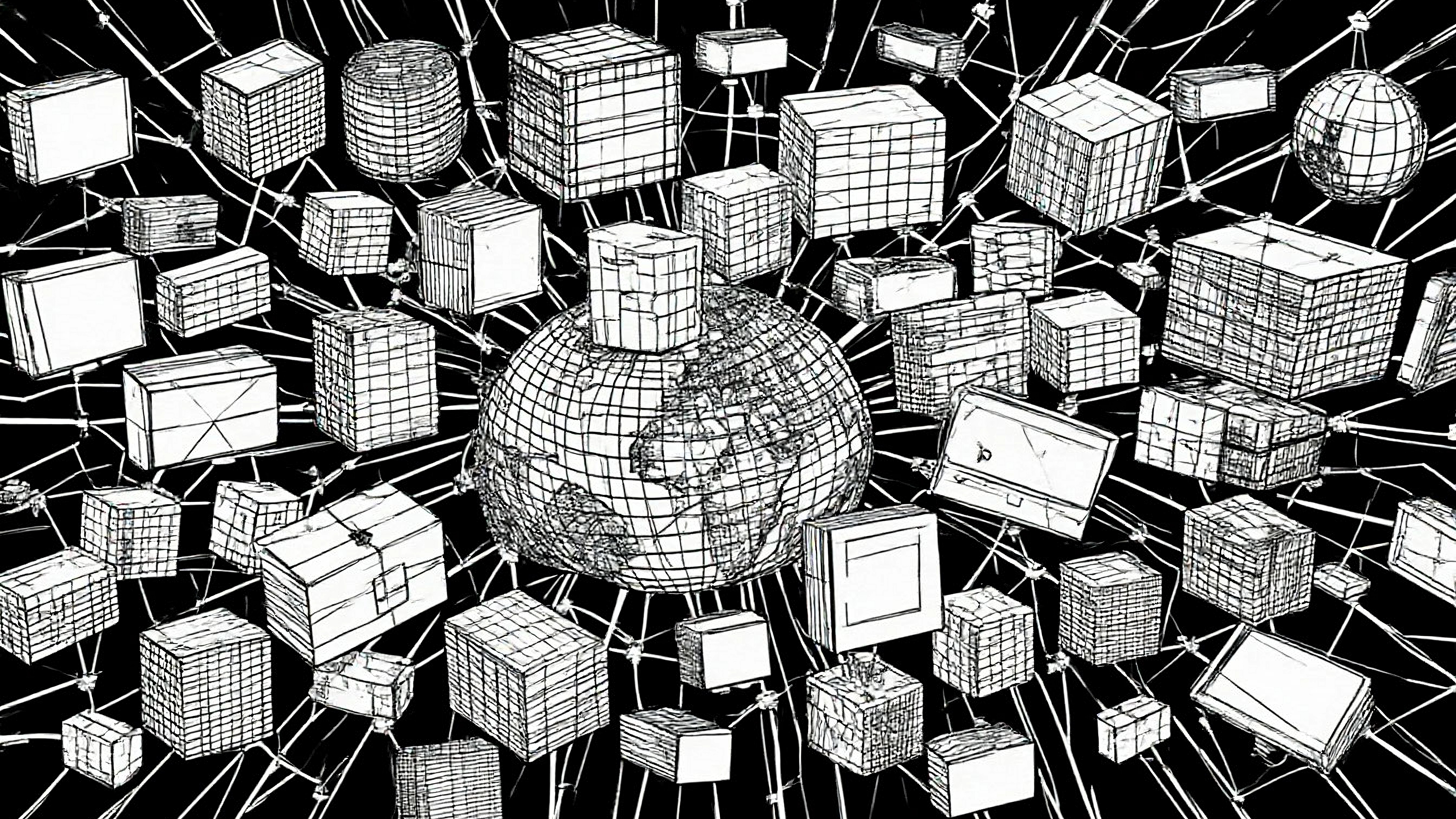 Бесплатное фото Земной шар блоки